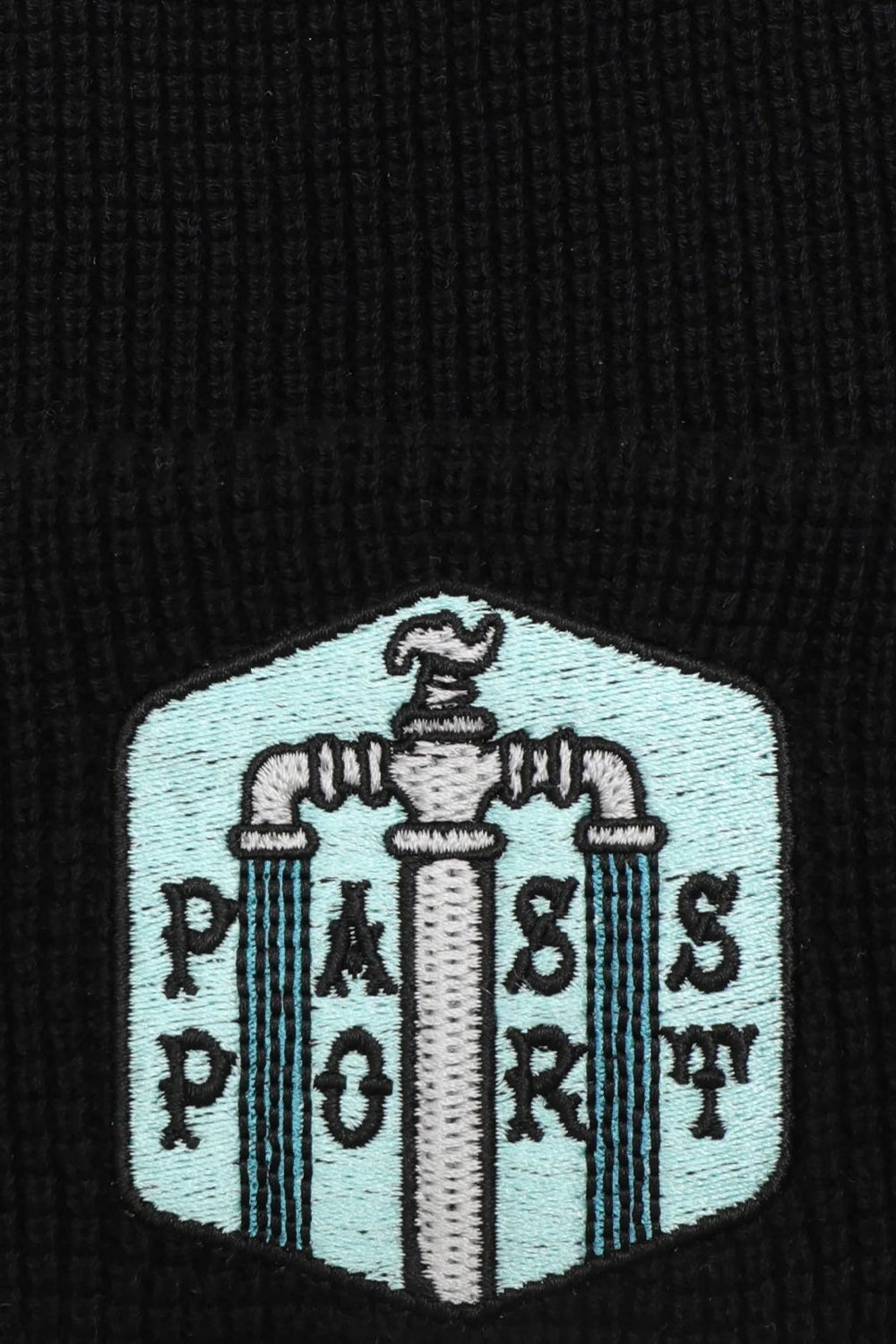 WATER SUPPLY WAFFLE BEANIE (Black)