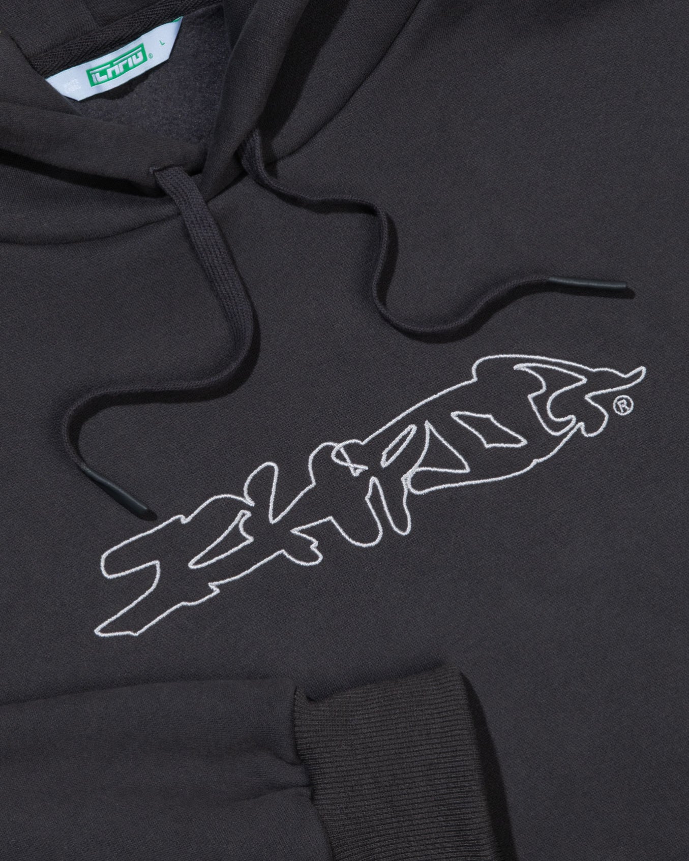 DISTORT PULLCORD HOOD (Vint Black)