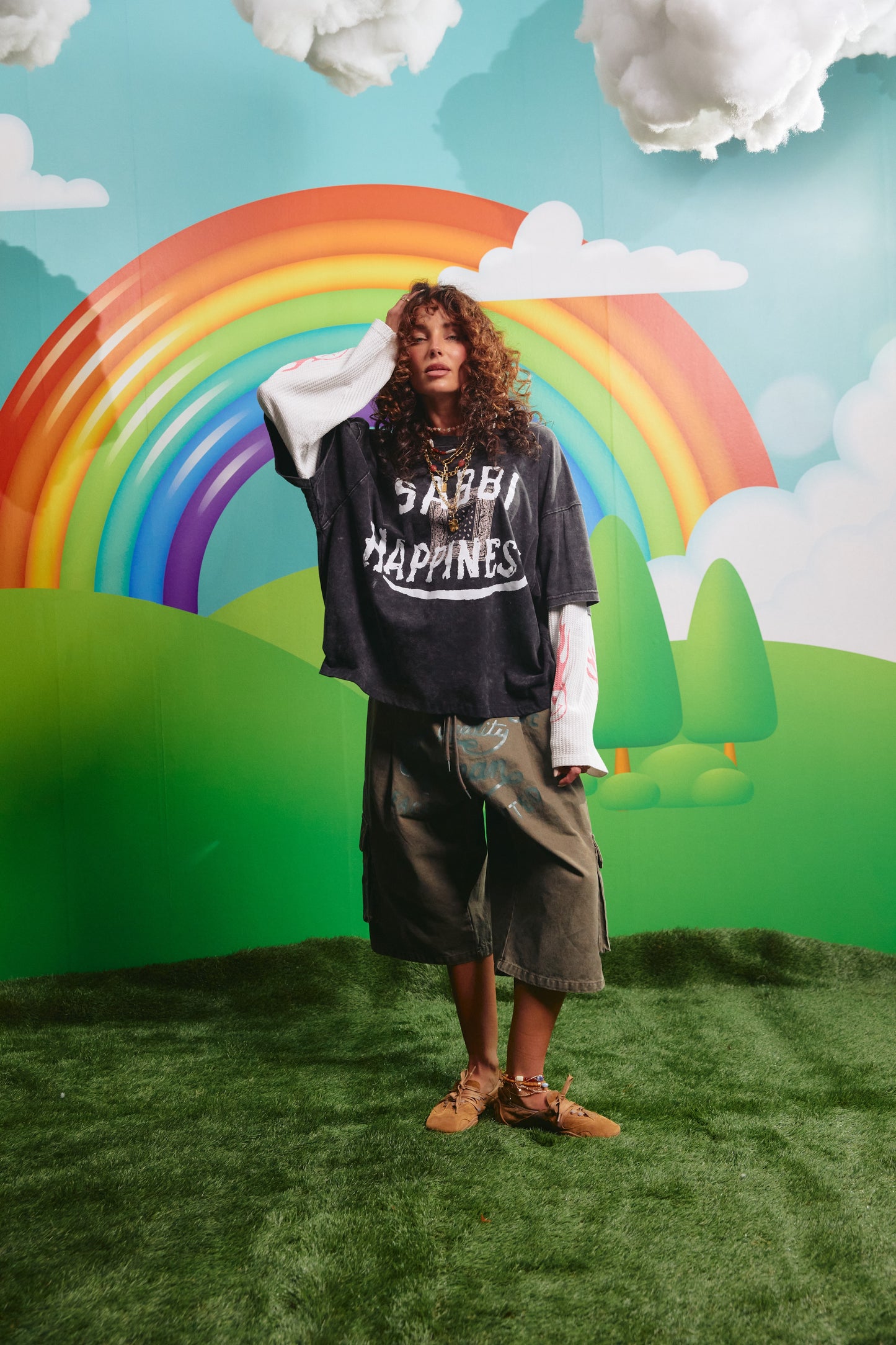 THE HAPPINESS WAFFLE LS TEE