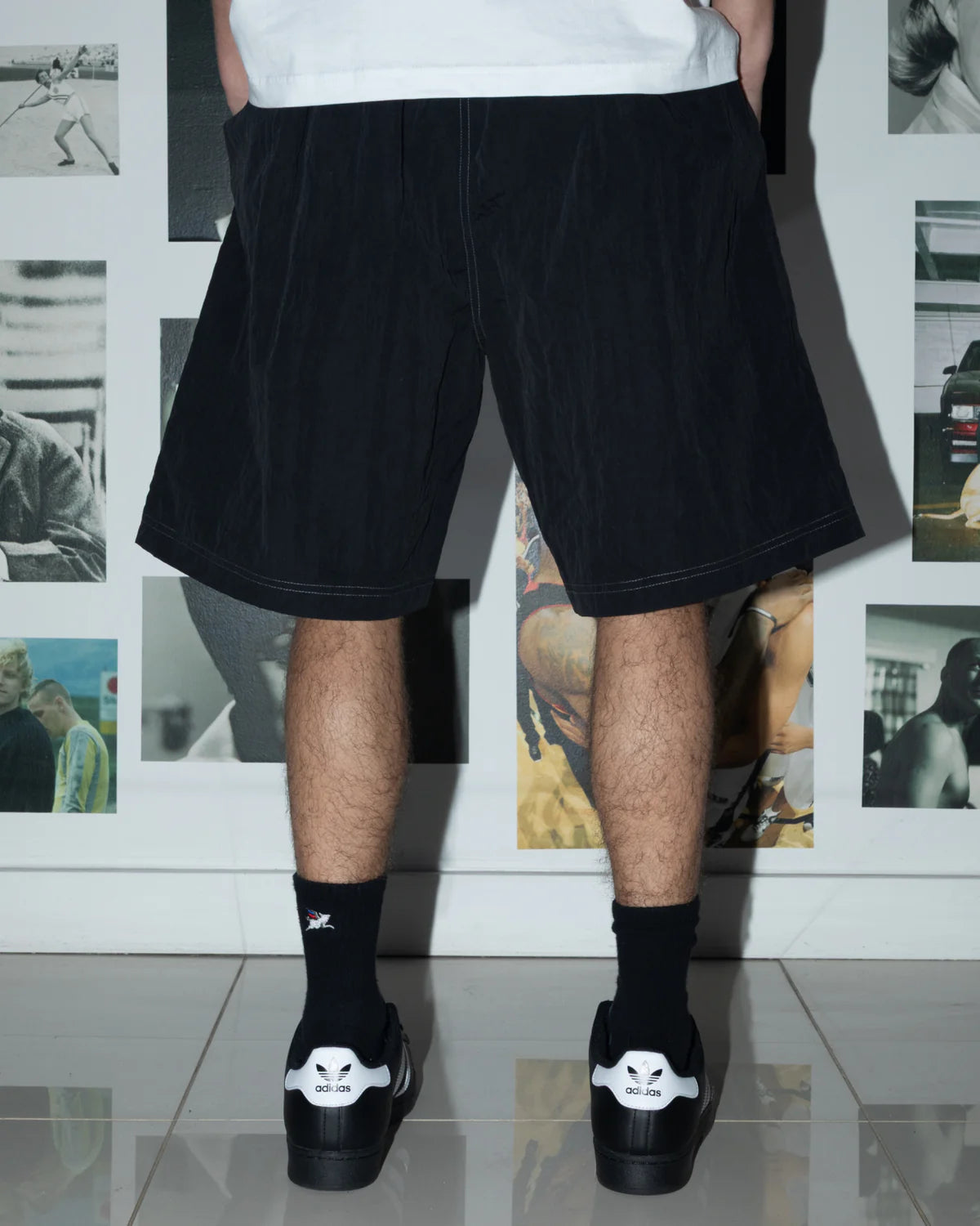 NYLON FIELD SHORTS (Black)