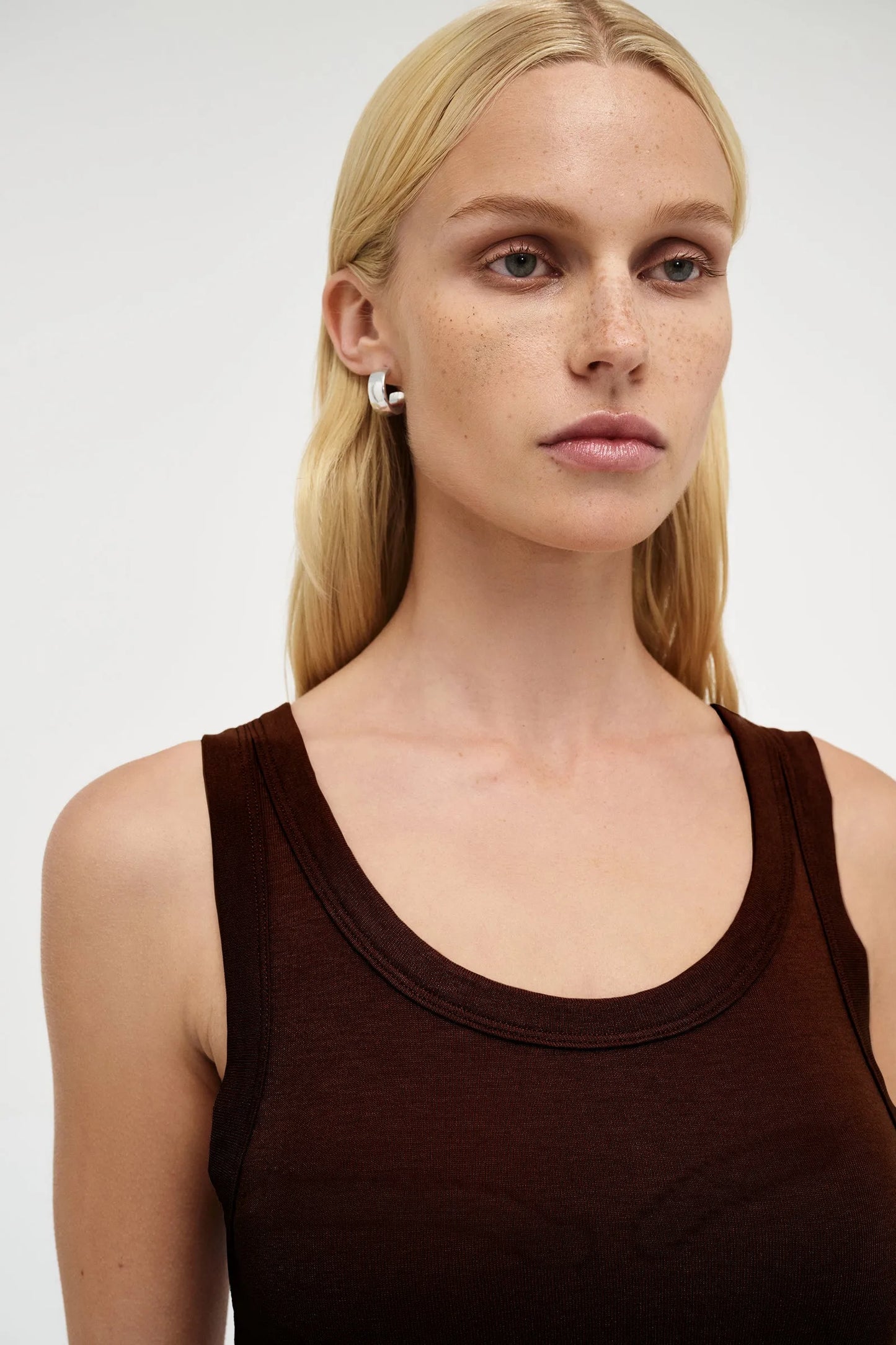 TISSUE SINGLET( Espresso)