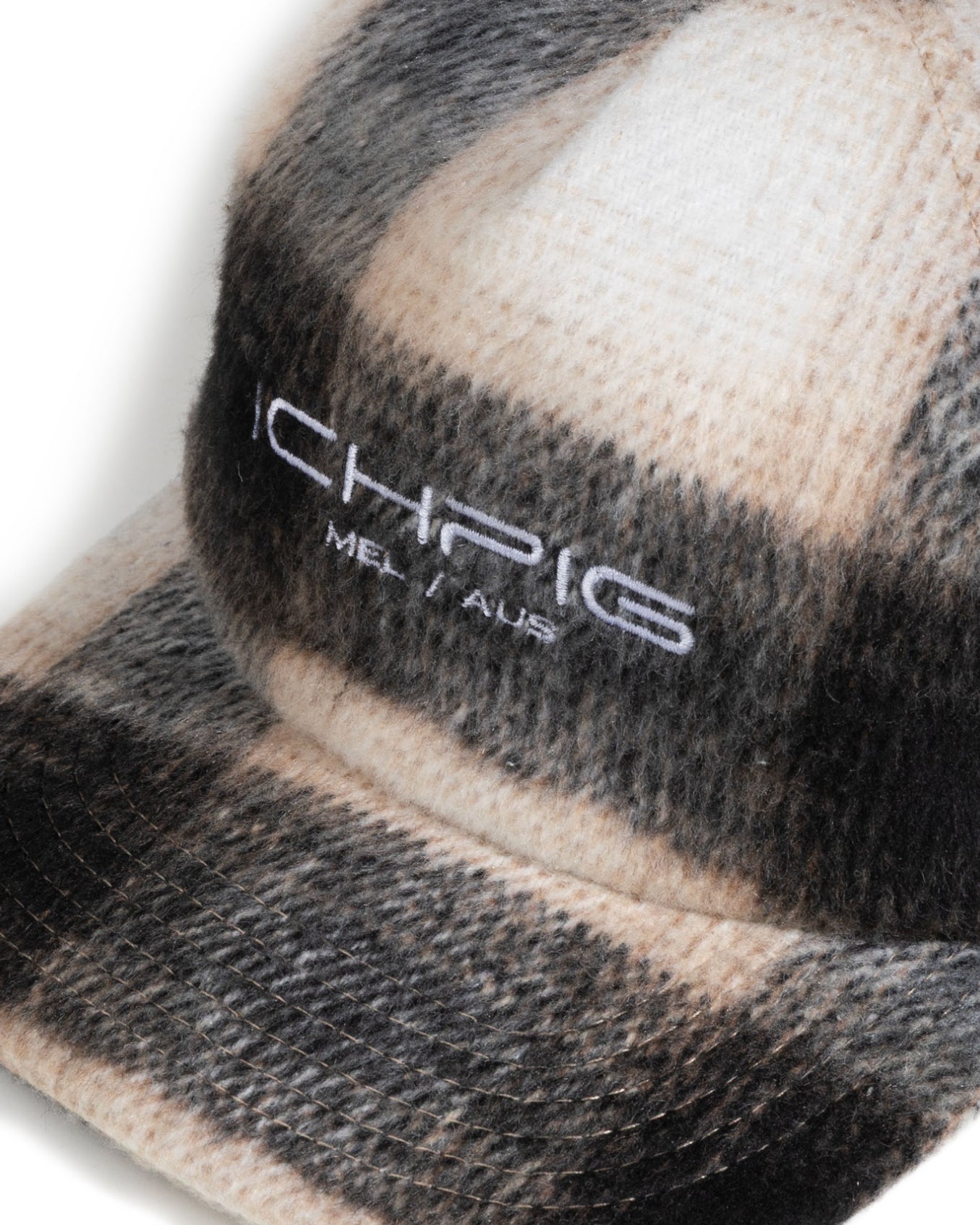 CHECKLINE STRAPBACK HAT (Cream)