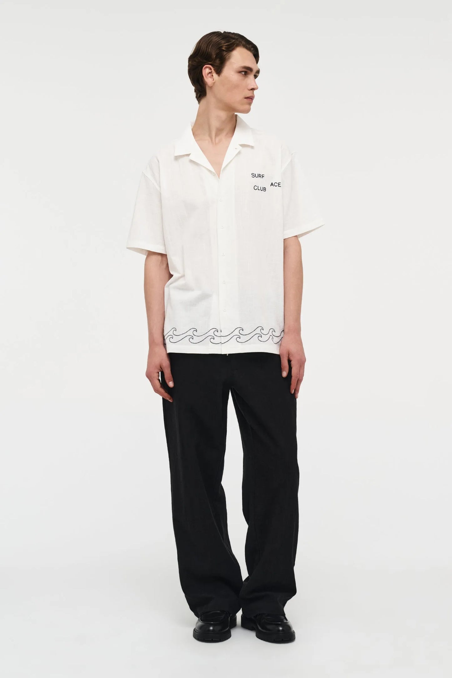 KYMA EMBROIDERED SS SHIRT