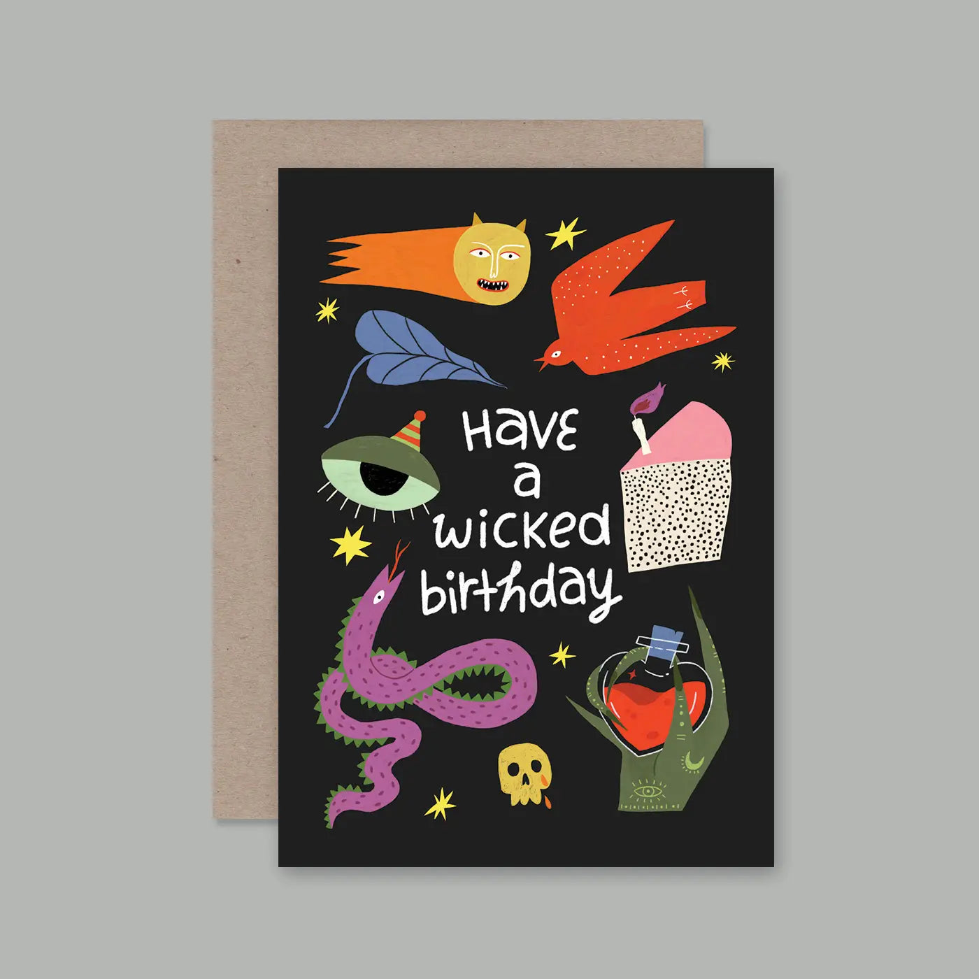 HAVE A WICKED BIRTHDAY - CARD