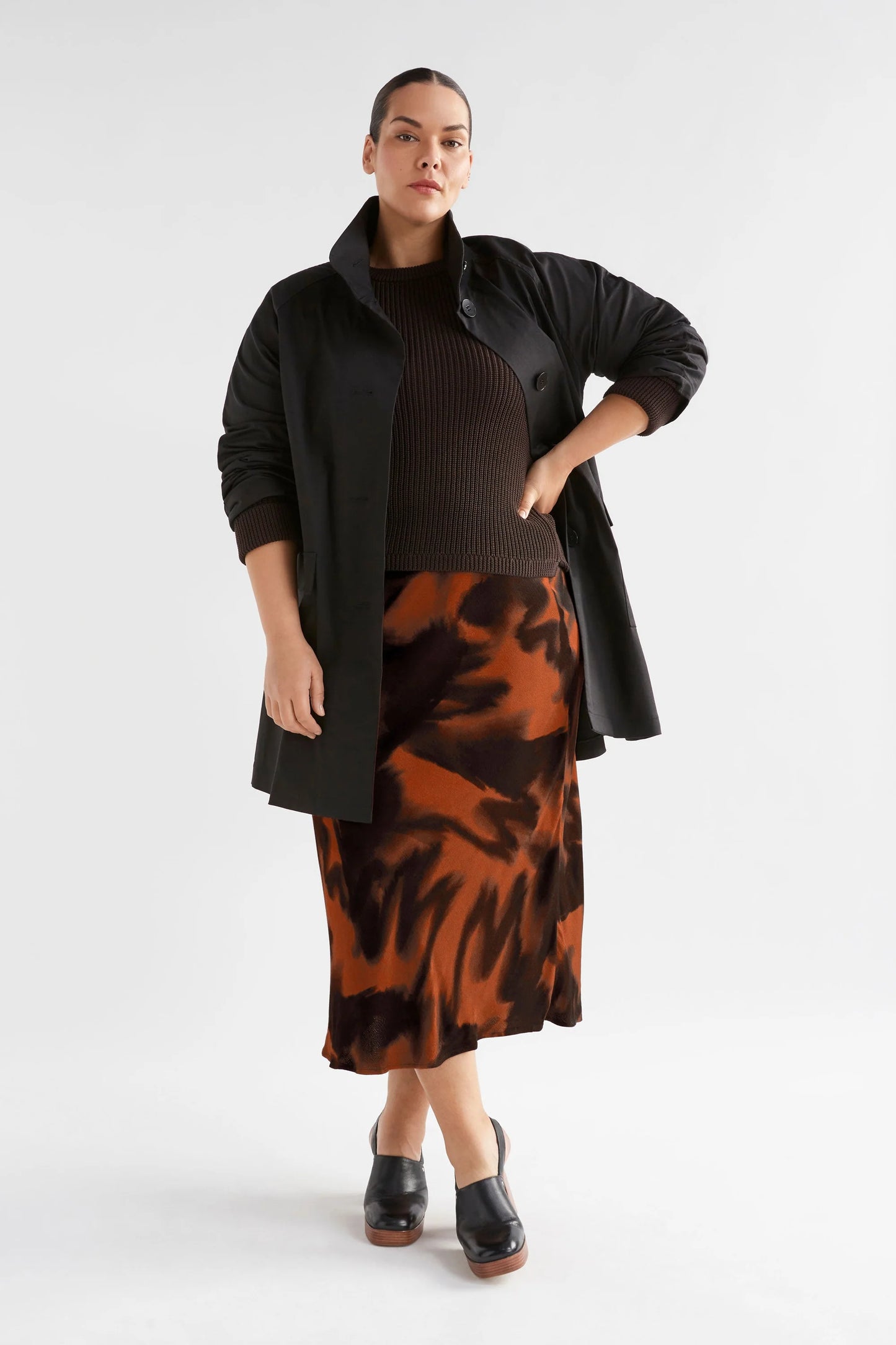 QUINN SKIRT (Tortoise Shell)