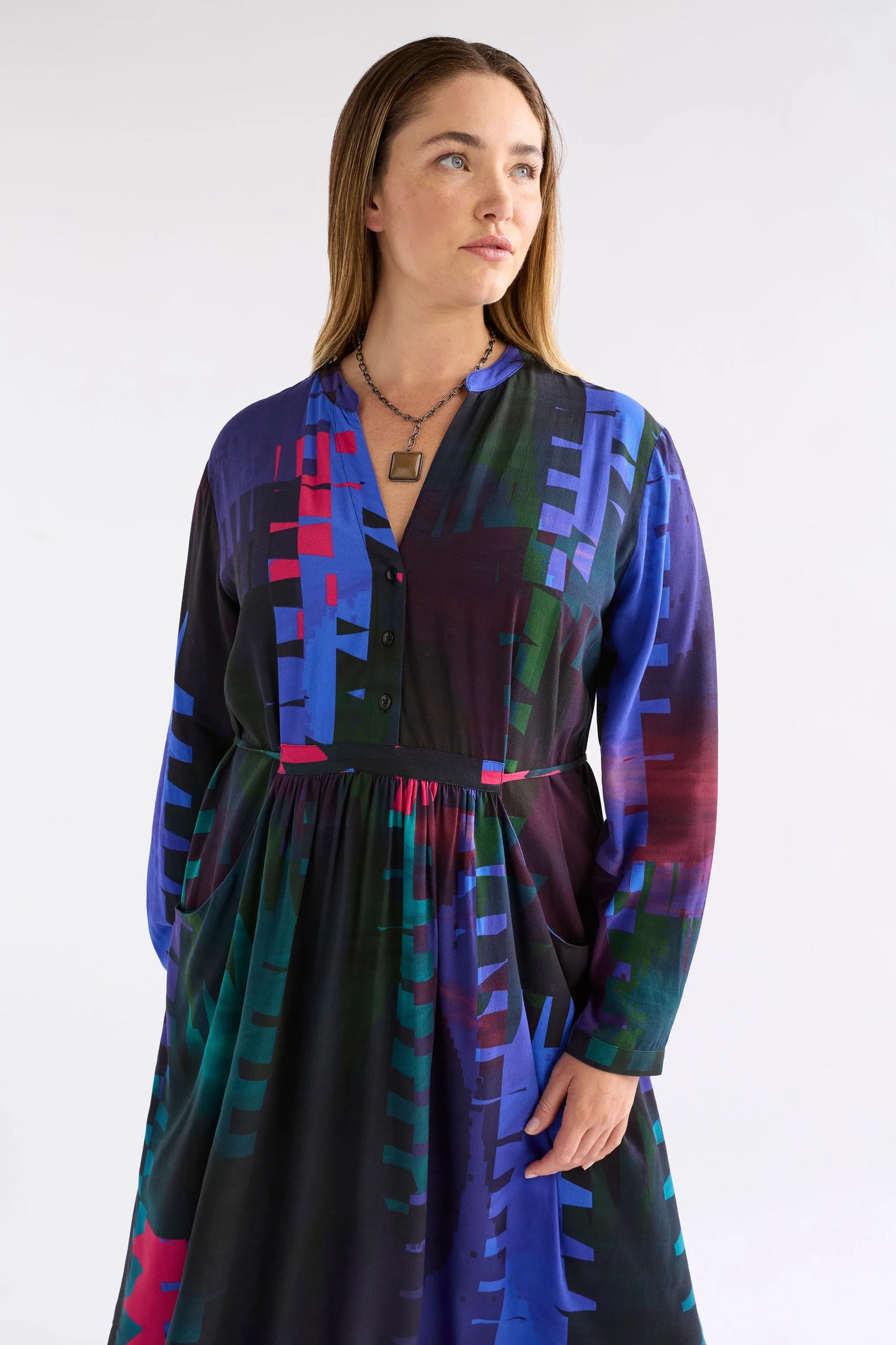 TERRASE DRESS (Loom Print)