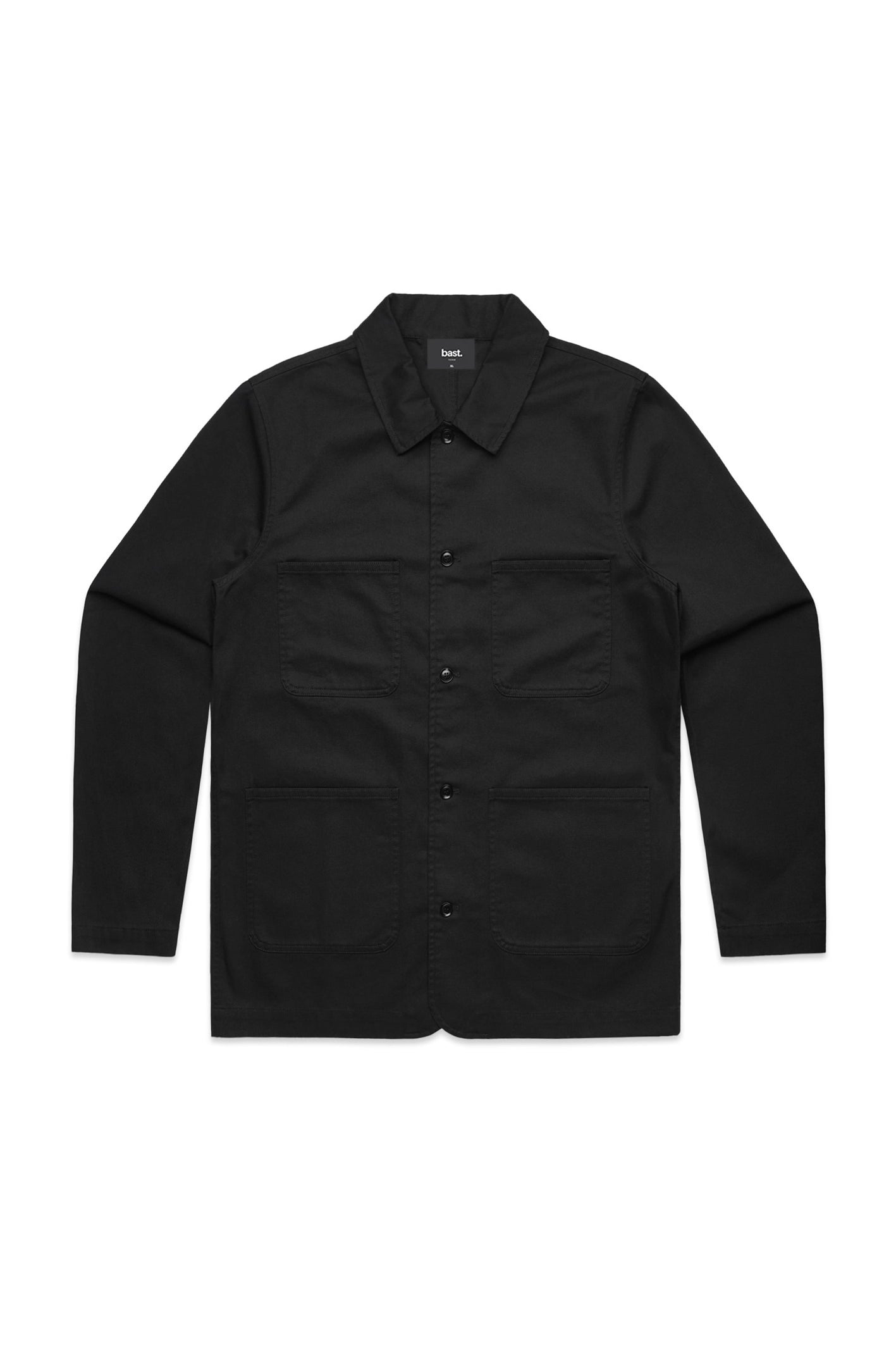 DRILL CHORE JACKET (Black)