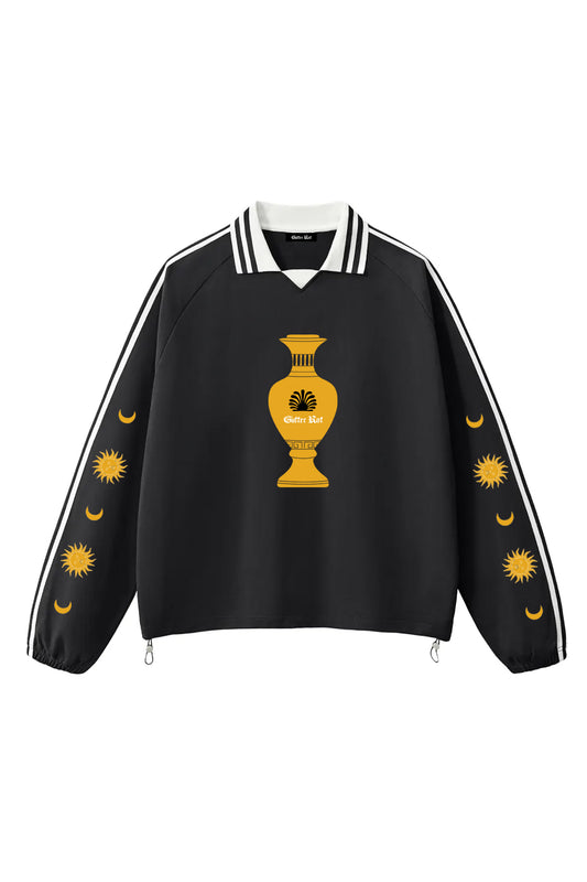 DOCHEIO COLLAR CREW (BLACK)