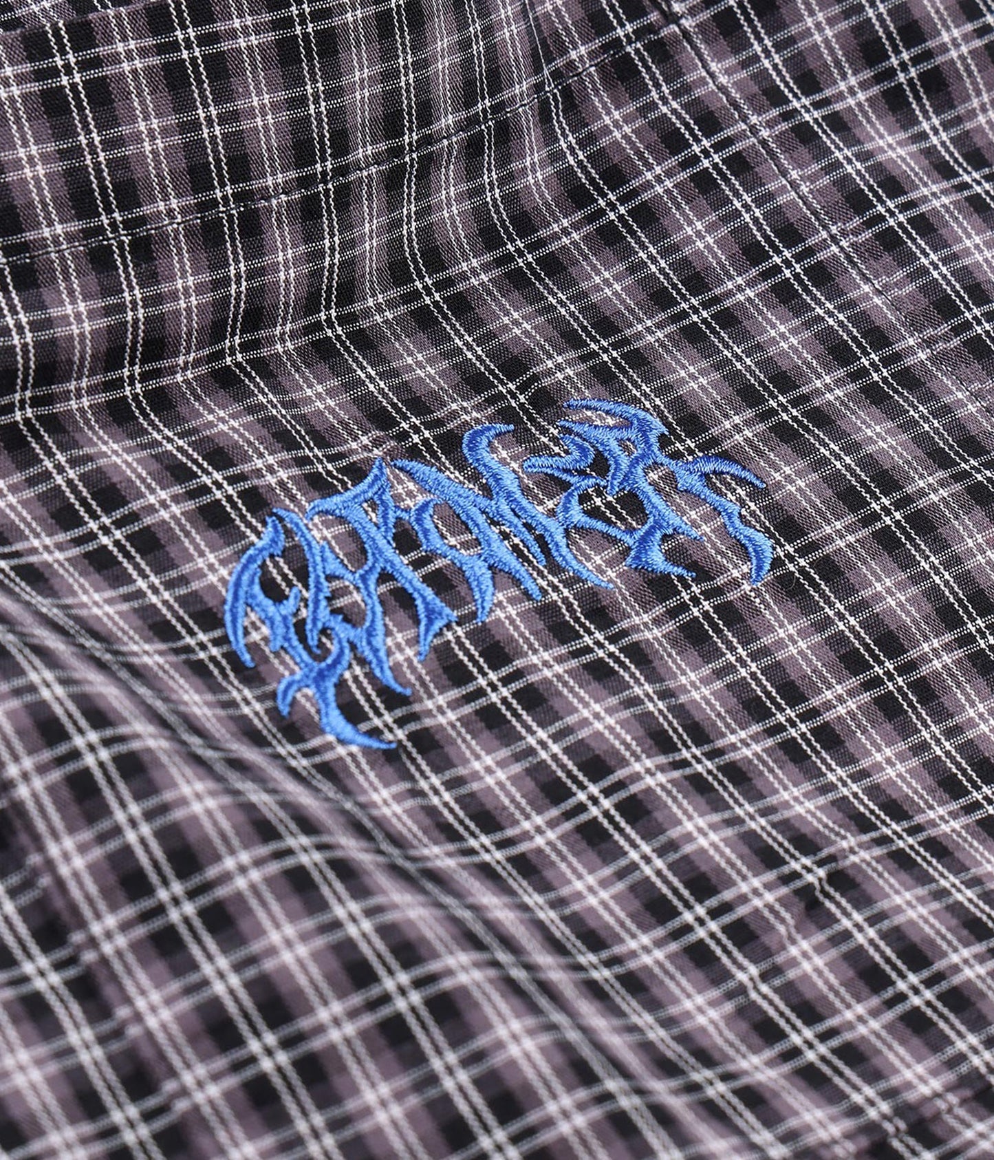 VIVAN CHECK SHIRT (Worn Black)