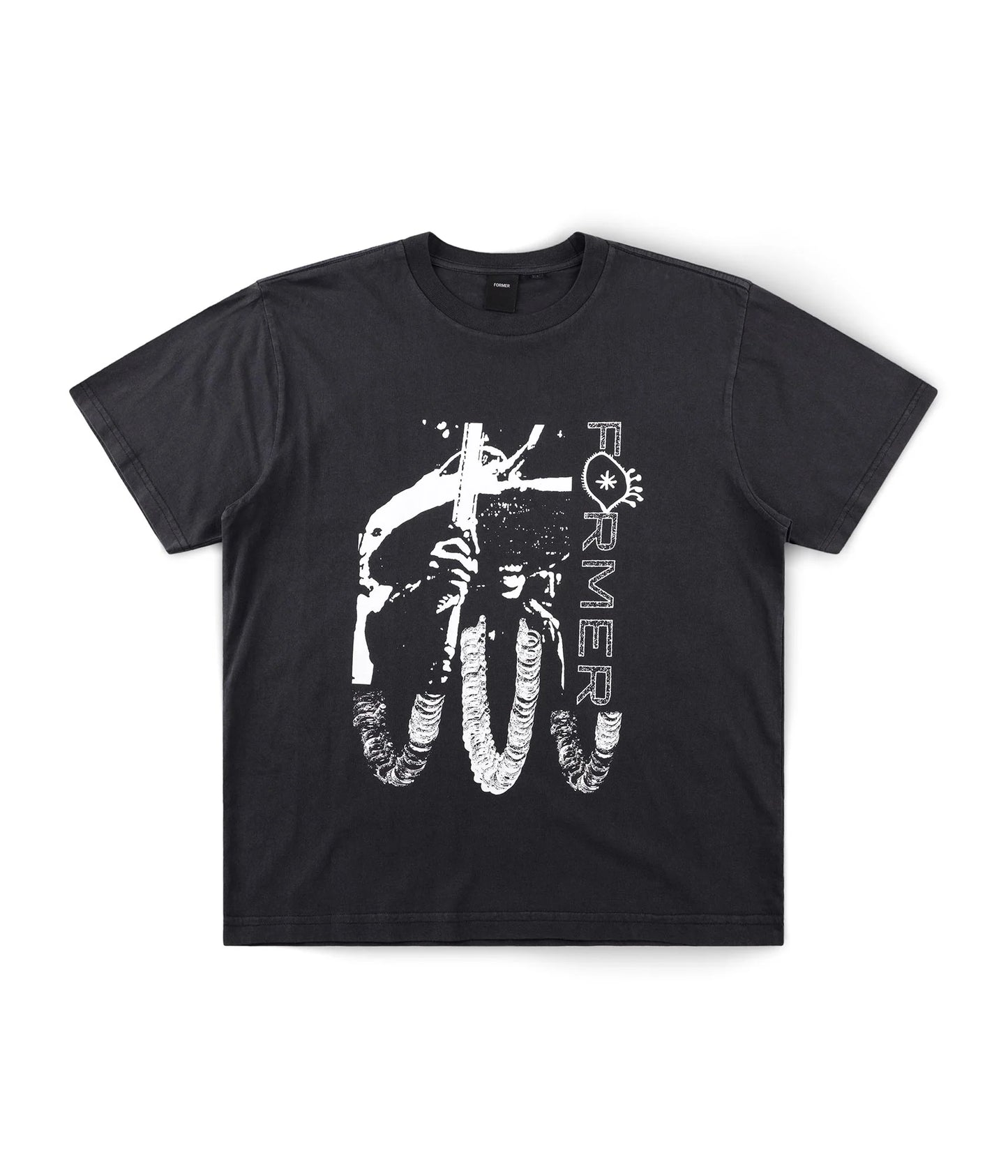 SACRIFICE SHRUNKEN TEE (Washed Black)