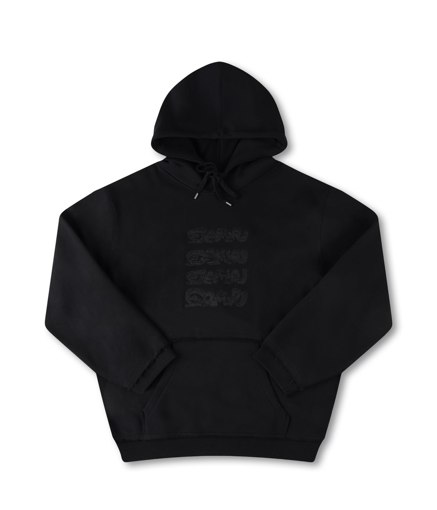 BETRAYER SATIN HOOD (Black)