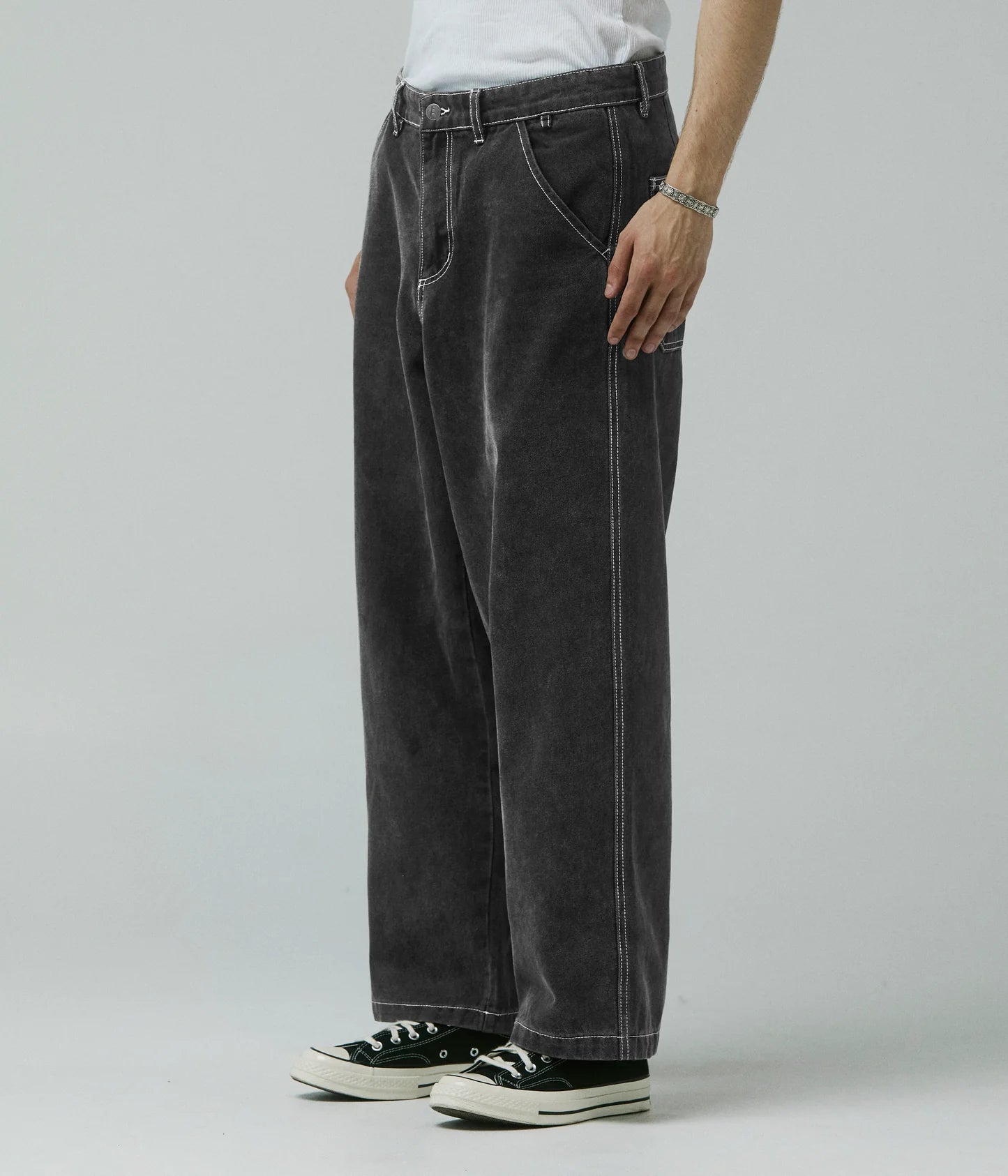 REYNOLDS FLATLINE JEANS (Wash Black)