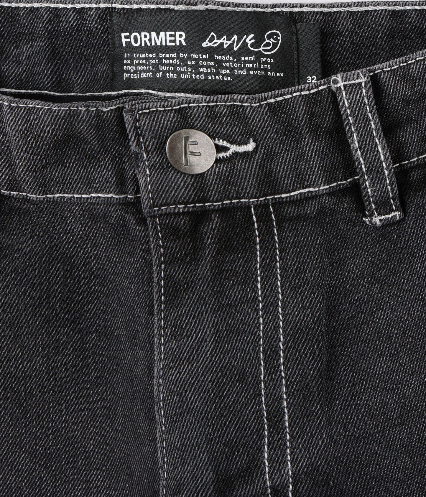 REYNOLDS FLATLINE JEANS (Wash Black)