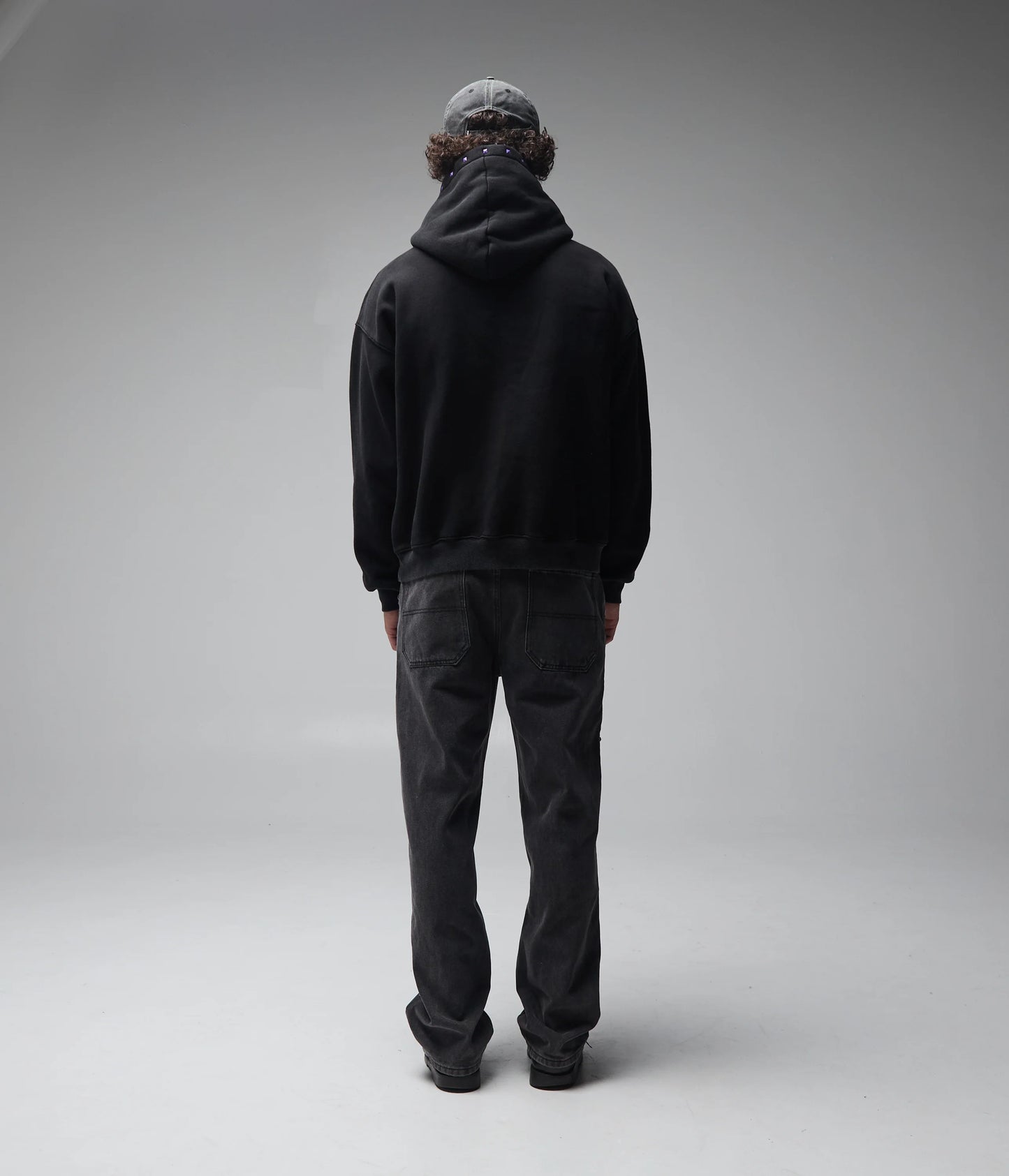 CORP BOXY HOOD (Merch Black)
