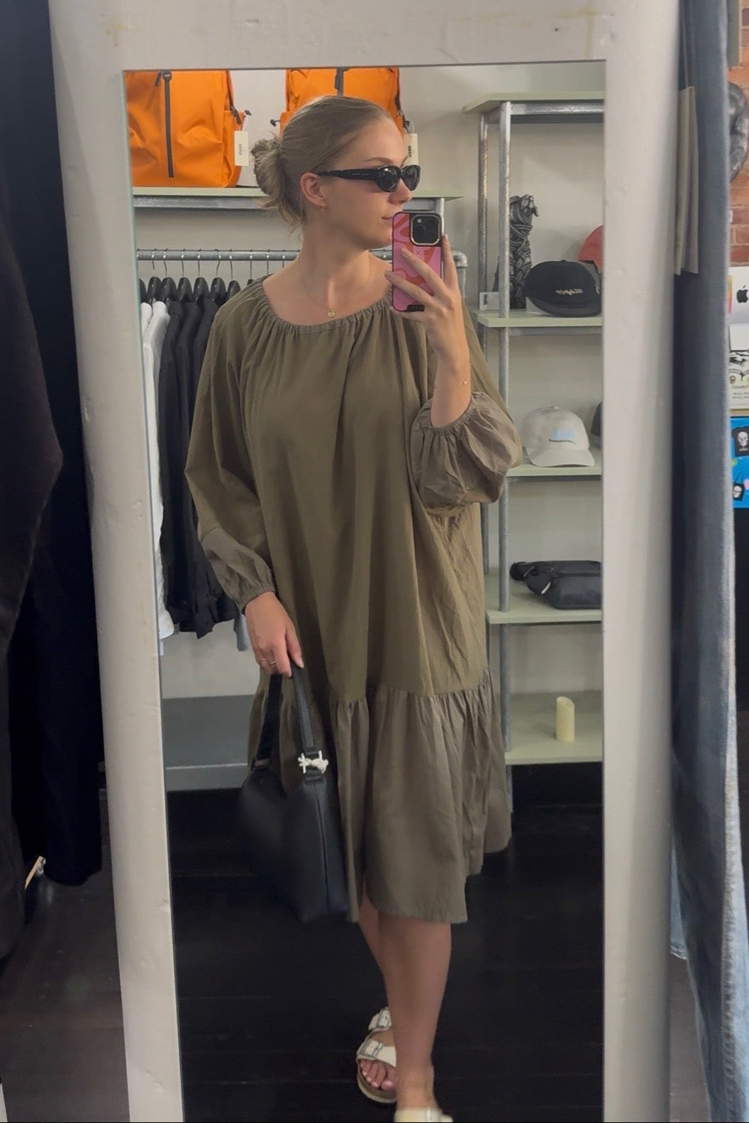 KIRA RUFFLE O/S DRESS