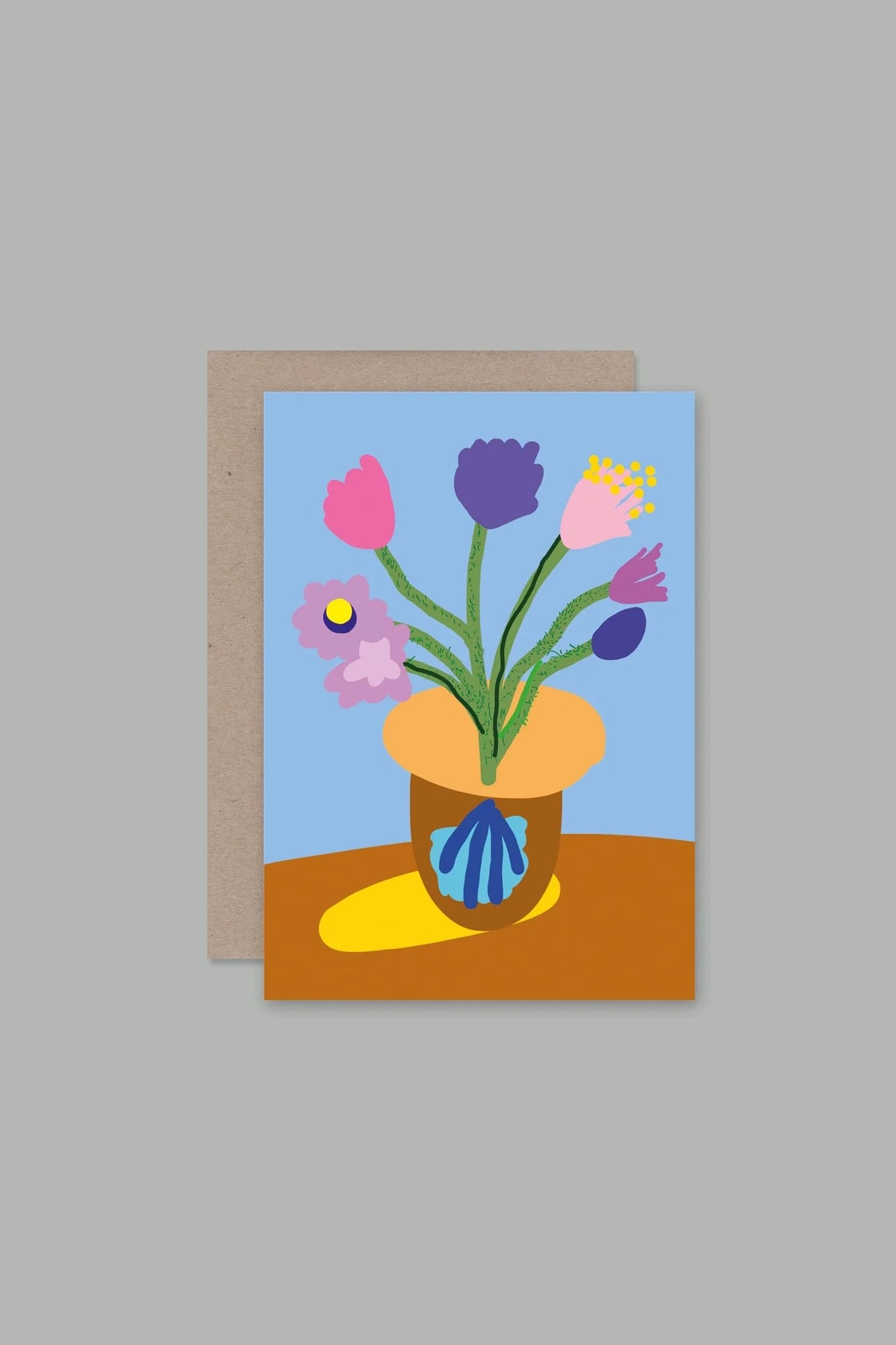FLOWERS IN A VASE - CARD