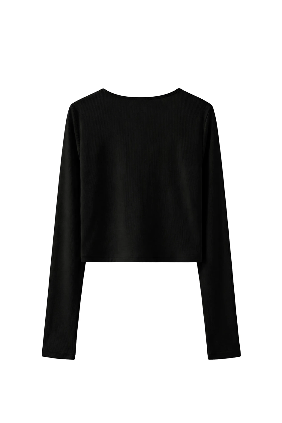 RUCHED LS TOP (Black)