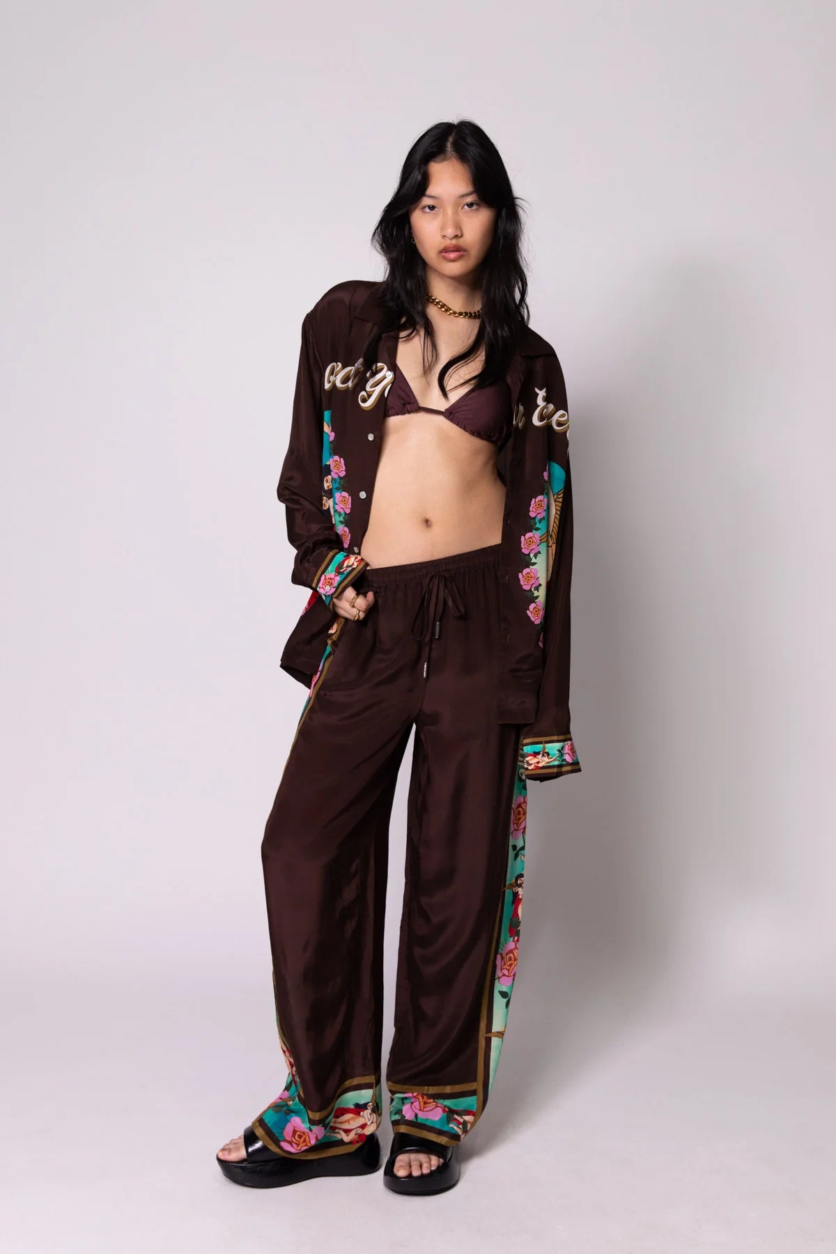 SILK MOCHA GUARDIAN ANGELS SHIRT
