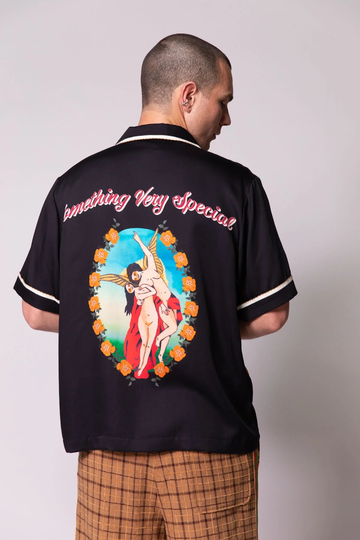 BLACK GUARDIAN ANGELS RESORT SHIRT