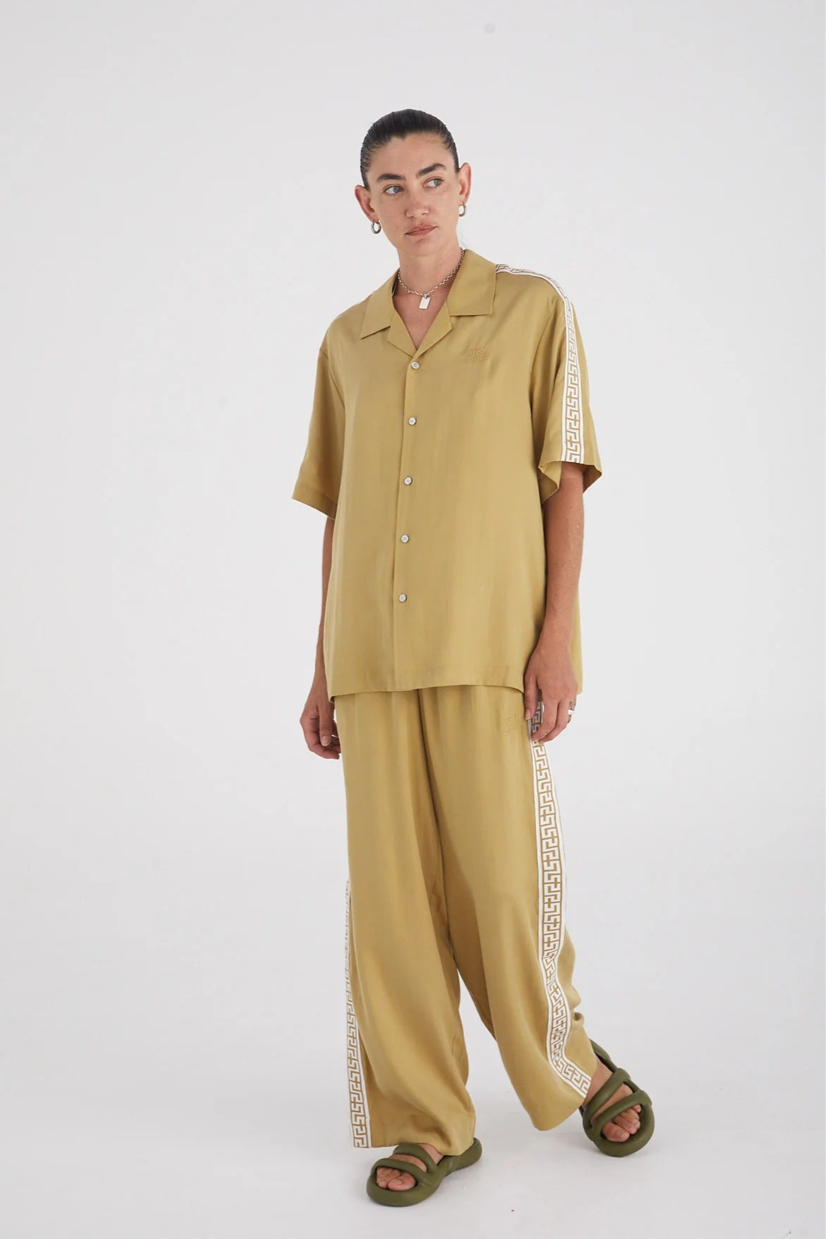 GEO RESORT SHIRT (Prairie Sand)