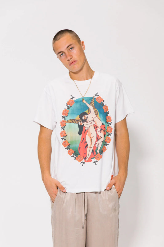 GUARDIAN ANGELS BOXY TEE (Vint White)
