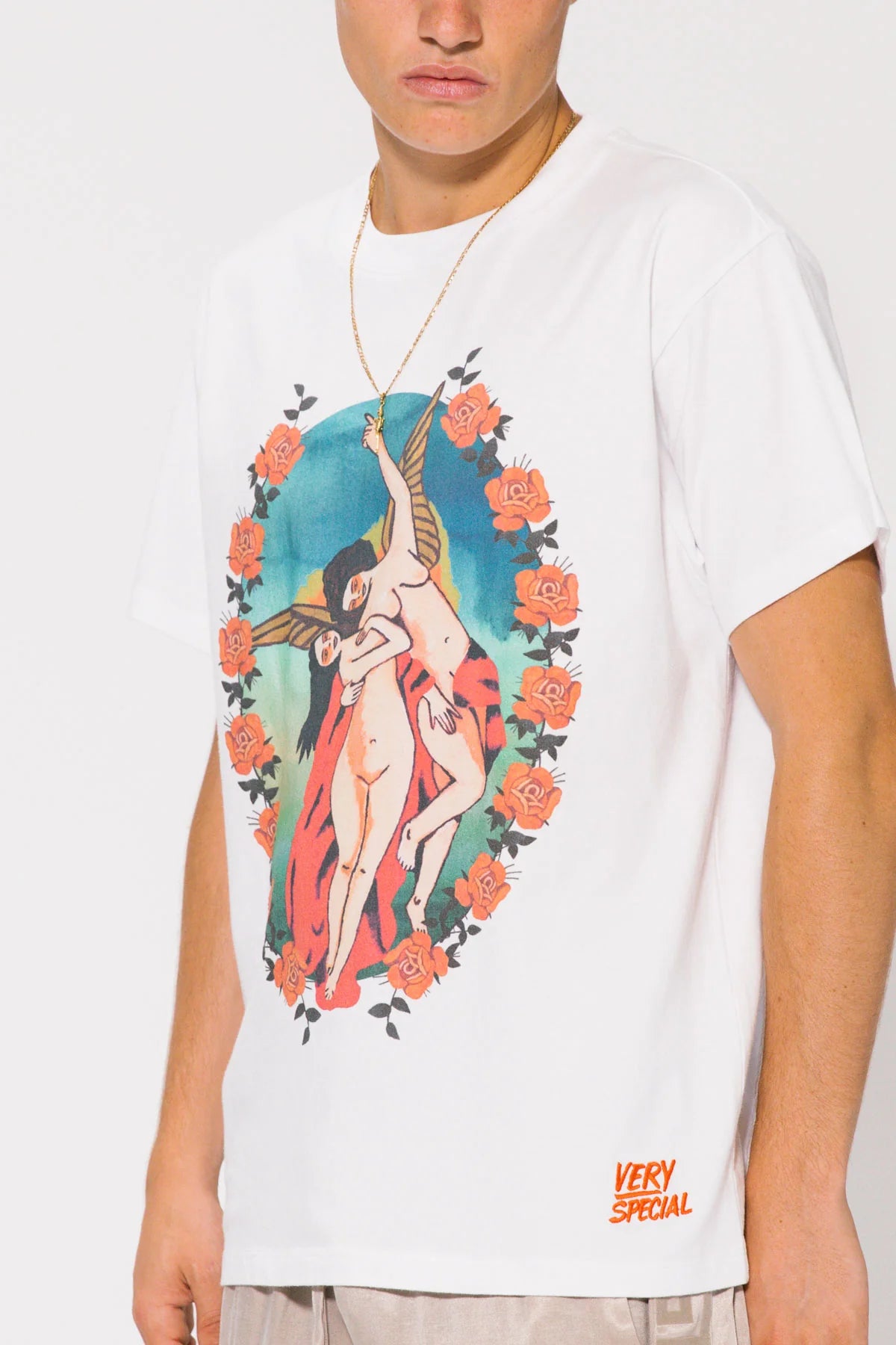 GUARDIAN ANGELS BOXY TEE (Vint White)