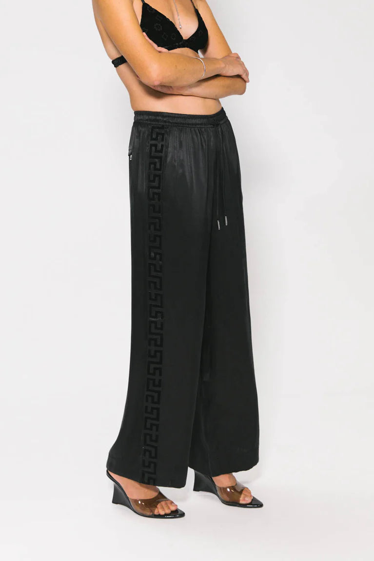 GEO PANEL VACAY PANTS (Black)