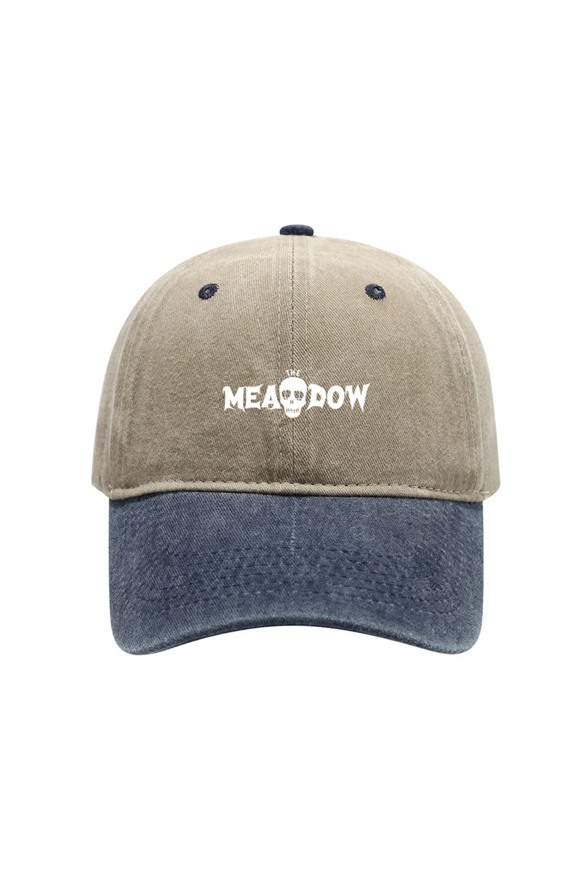 SKULL TWO-TONE HAT (Crm/Nav)