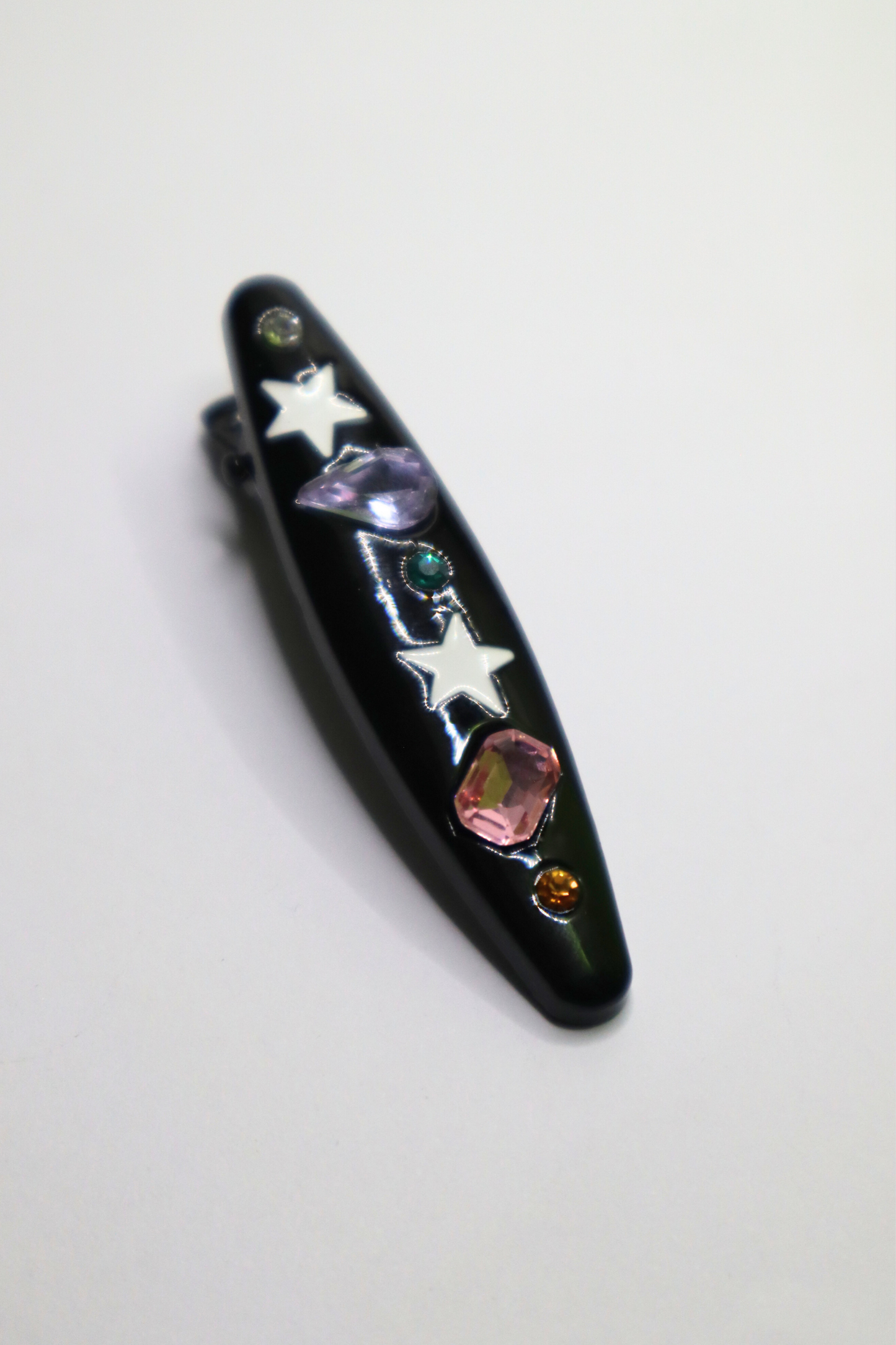 BEDAZZLE HAIR CLIP (Black)