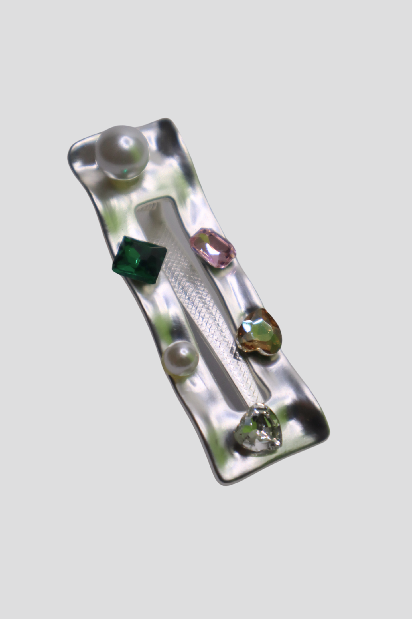 JEWELS RECTANGLE HAIR CLIP