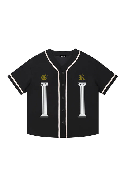 BROKEN SYSTEM PILLARS BUTTON UP JERSEY