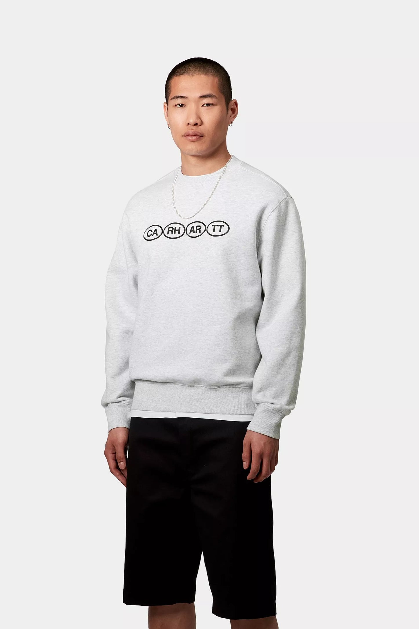 BUMPER SWEAT (Ash Heather/Black)
