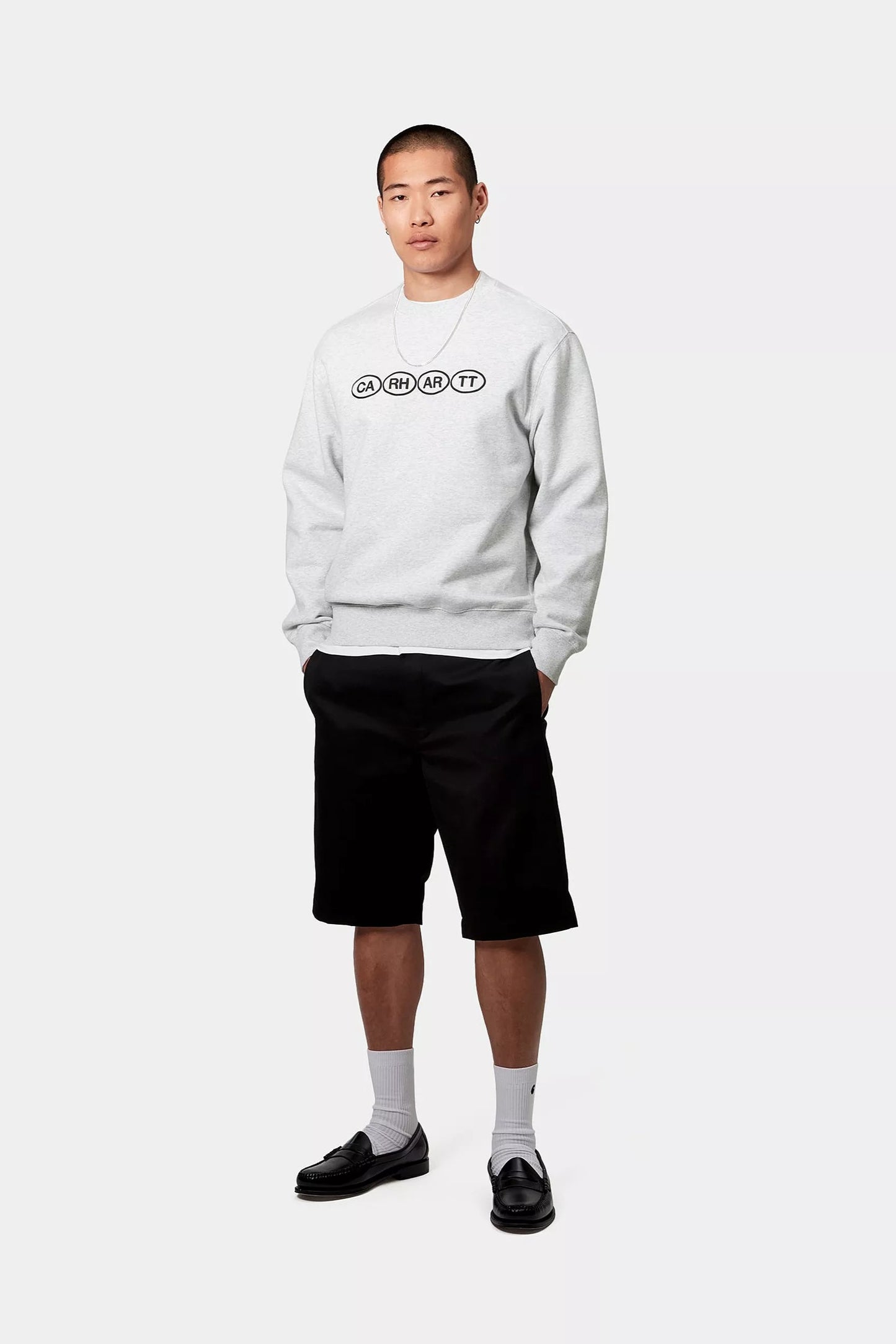 BUMPER SWEAT (Ash Heather/Black)