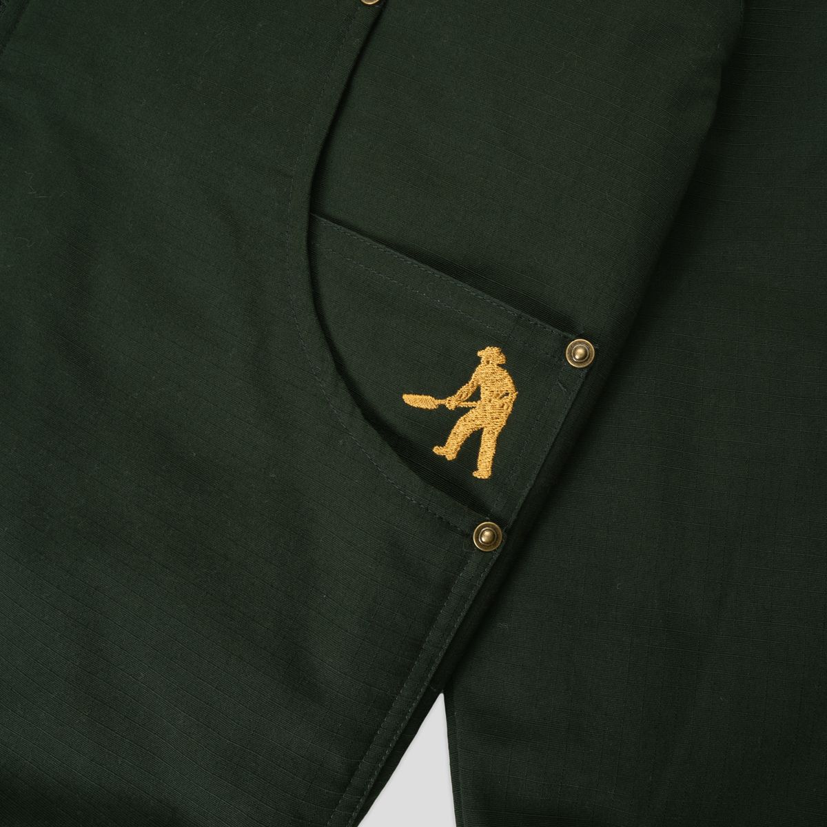 RIPSTOP DIGGERS CLUB ZIP JACKET (Dark Green)