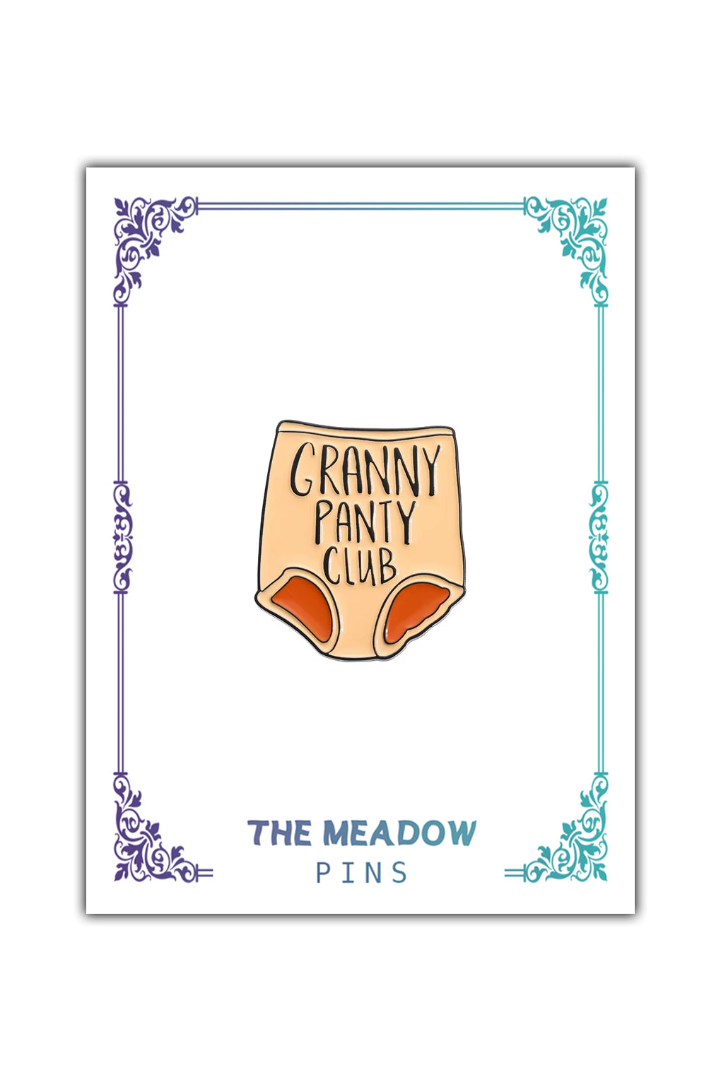 GRANNY PANTY CLUB LAPEL PIN
