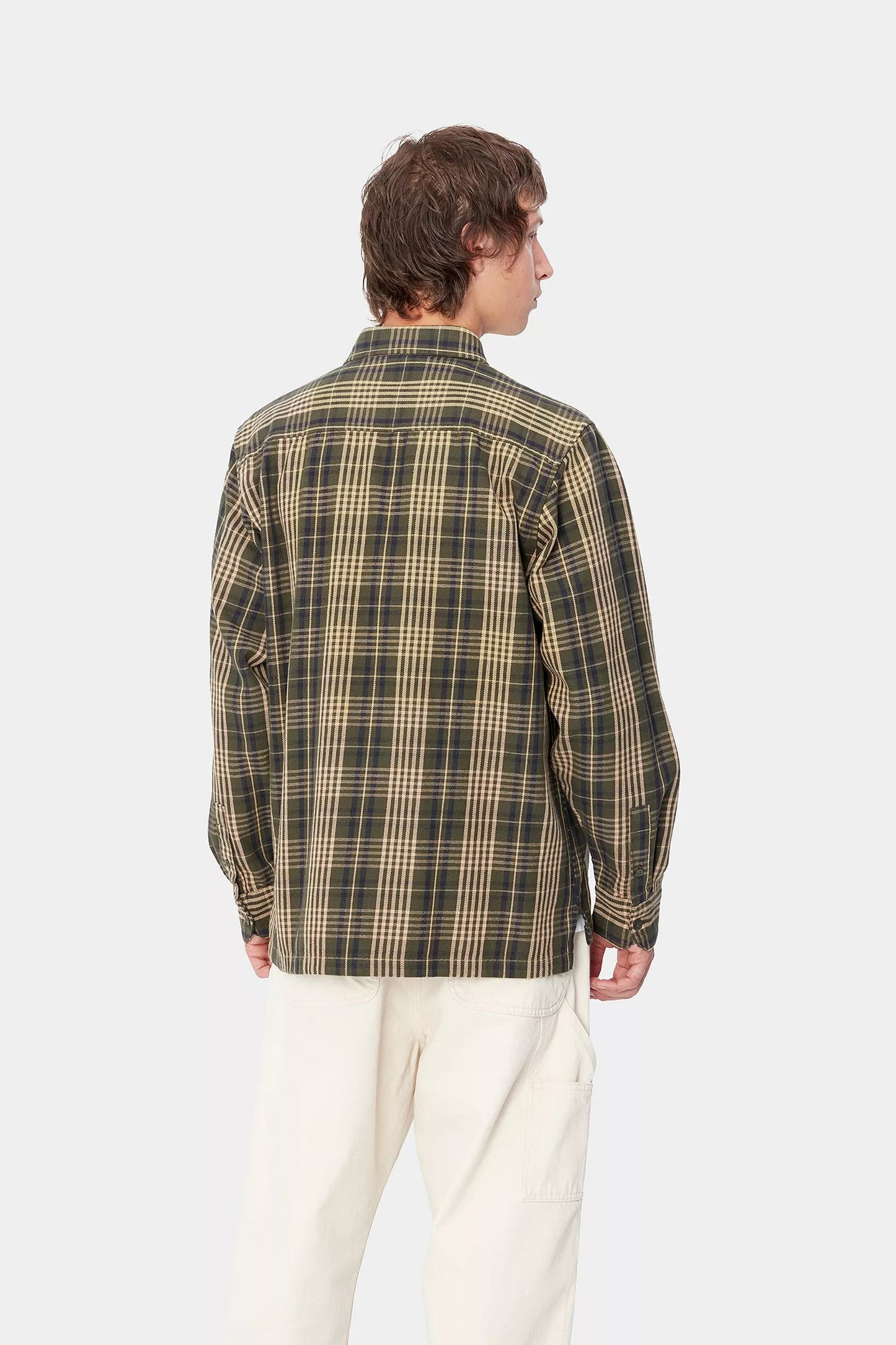 L/S MANDLIK SHIRT (Check/Office Green)