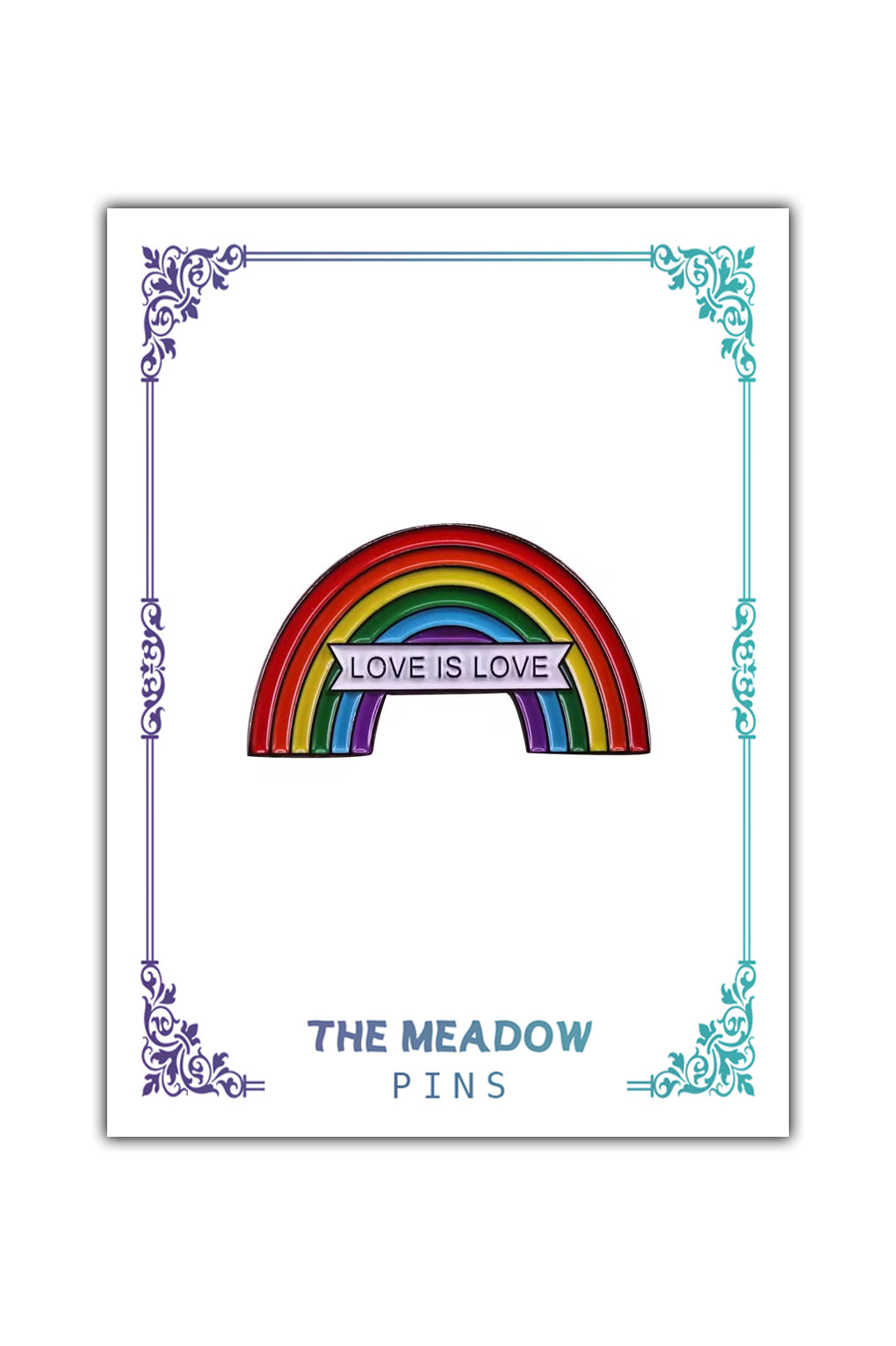 LOVE IS LOVE LAPEL PIN