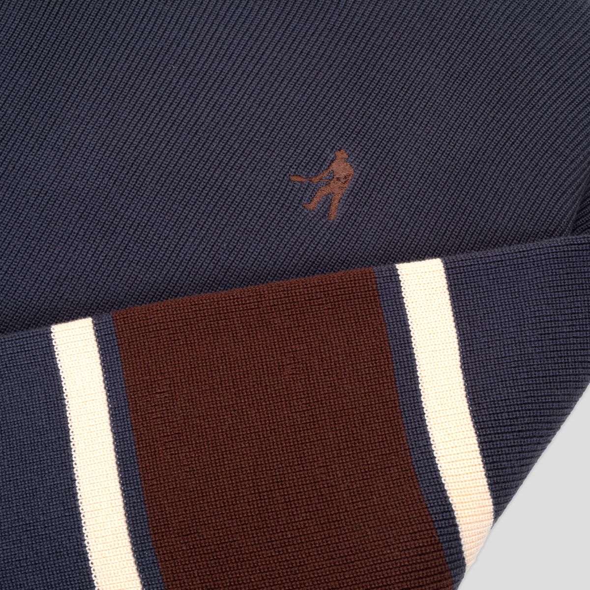 STRIPE ORGANIC KNIT (Slate)