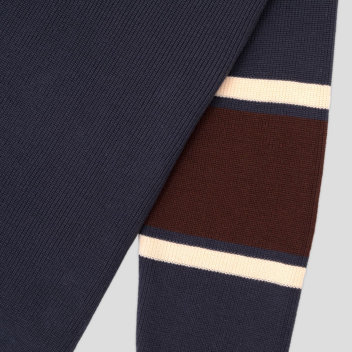 STRIPE ORGANIC KNIT (Slate)