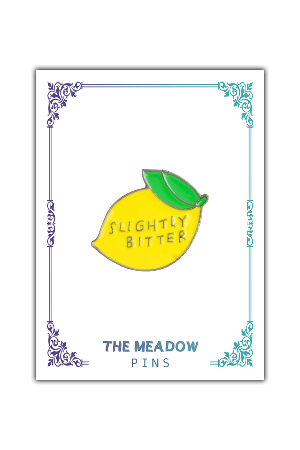 SLIGHTLY BITTER LAPEL PIN