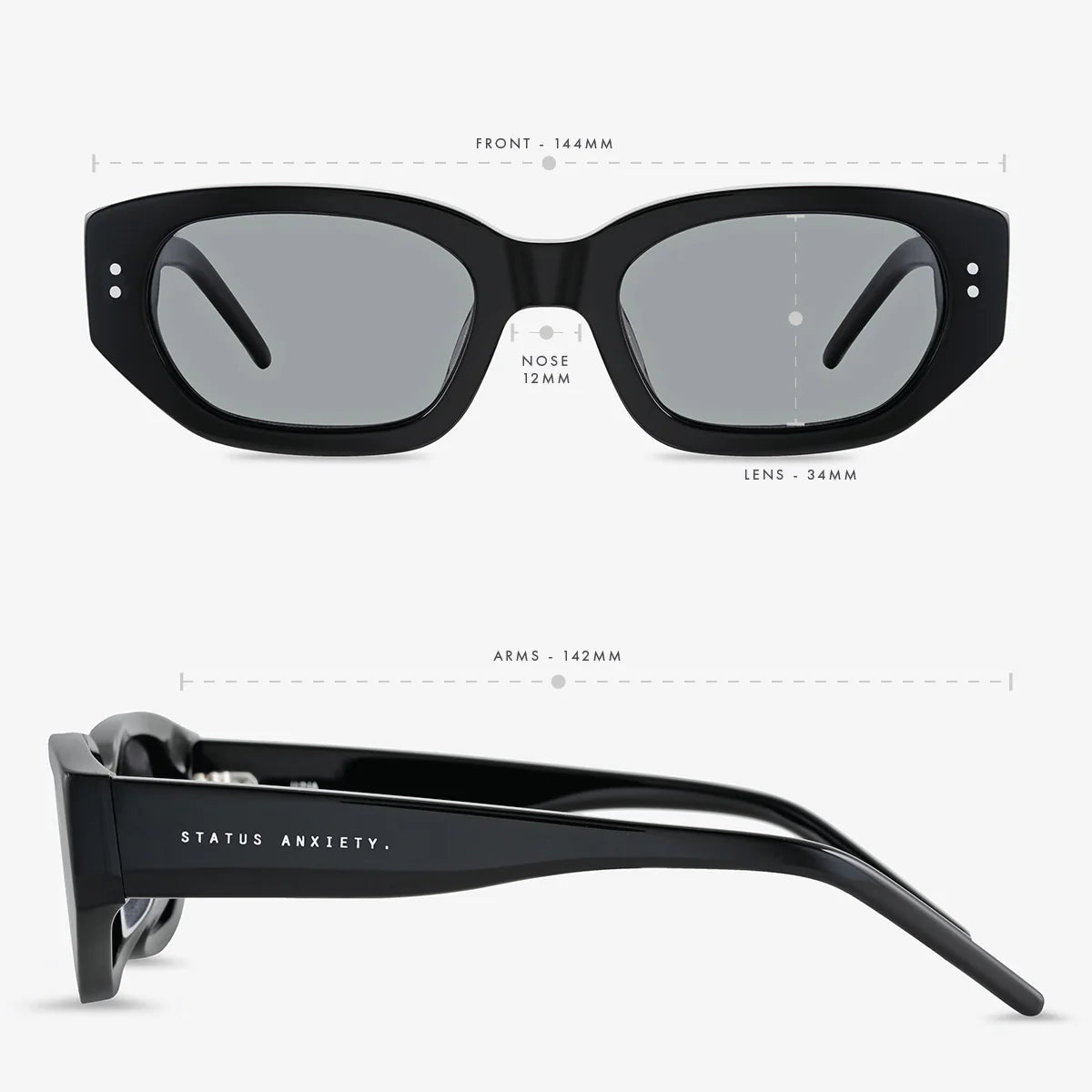 LUNA SUNGLASSES (Black)