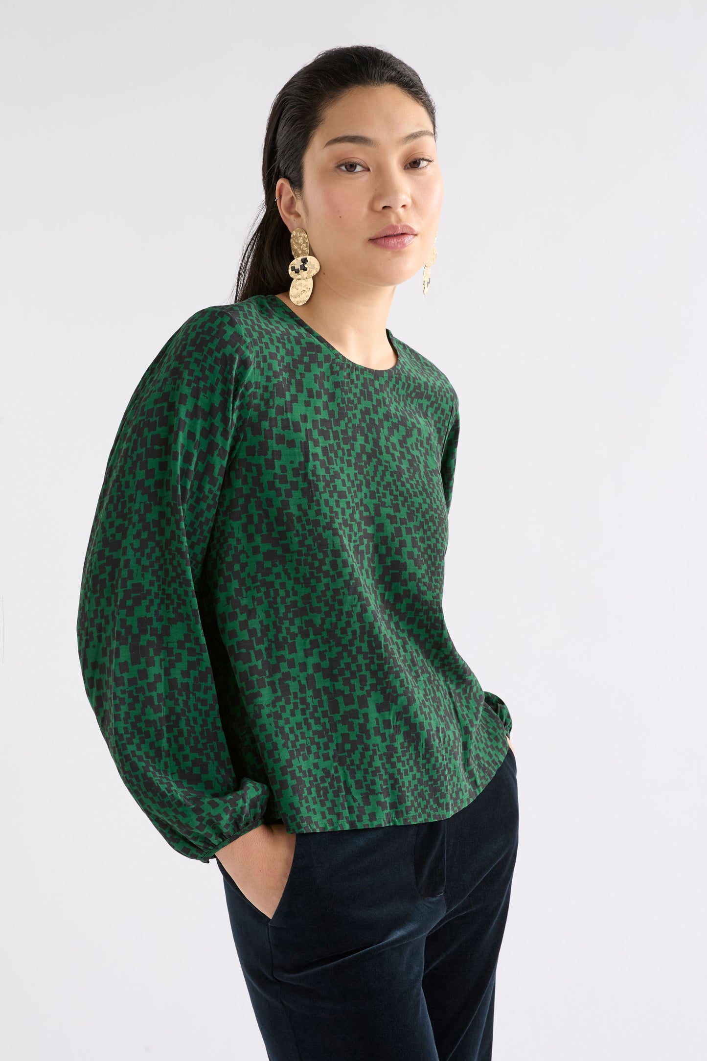 MURAA TOP (Green Sinda)