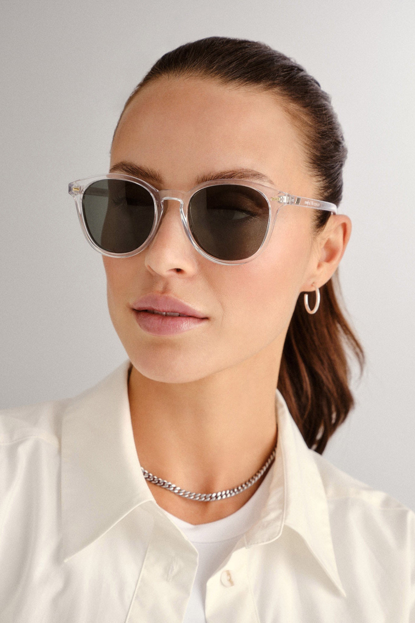 BANDWAGON SUNGLASSES (Crystal Clear)