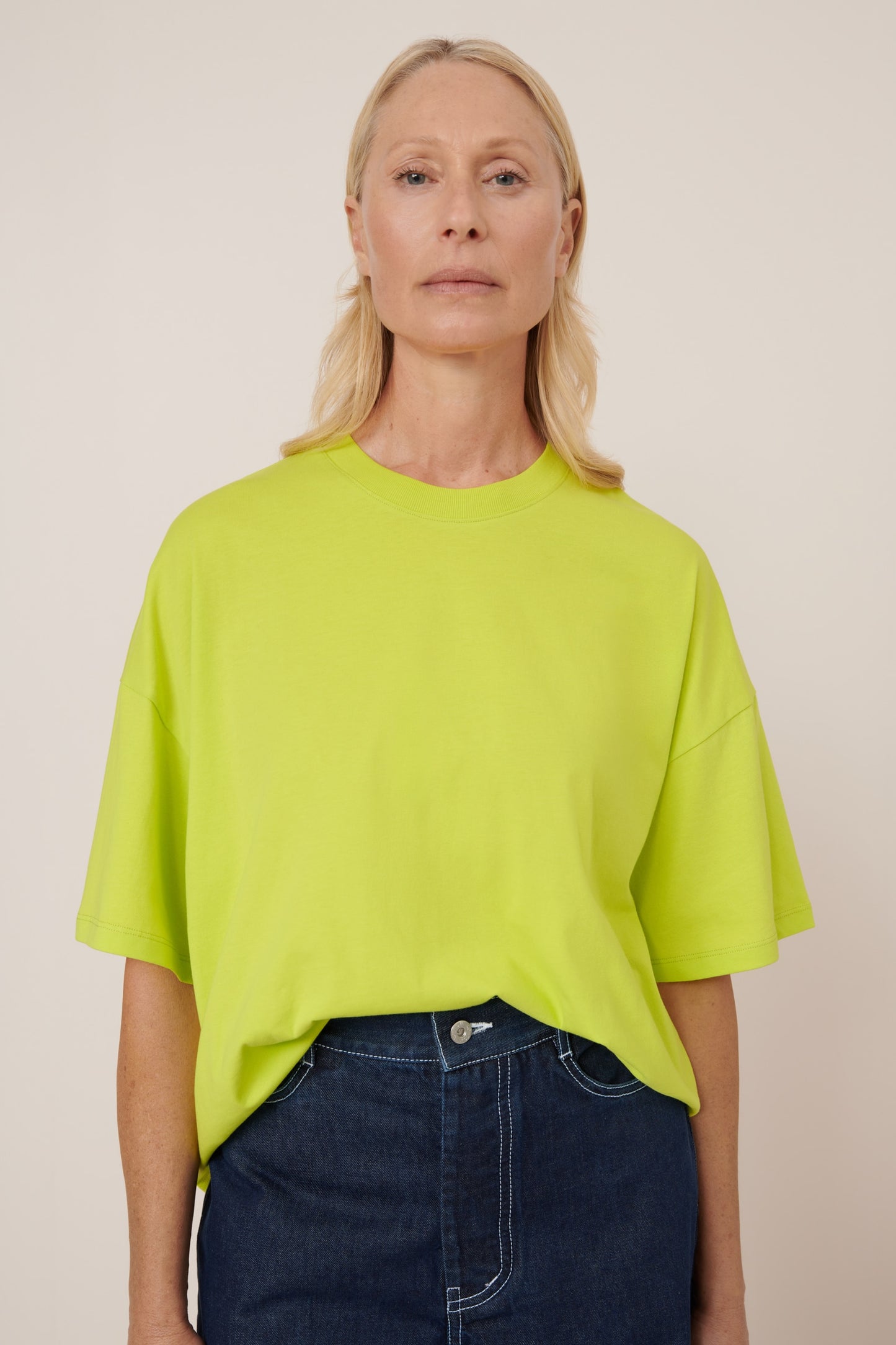 OVERSIZE BOXY TEE (Fluro Yellow)