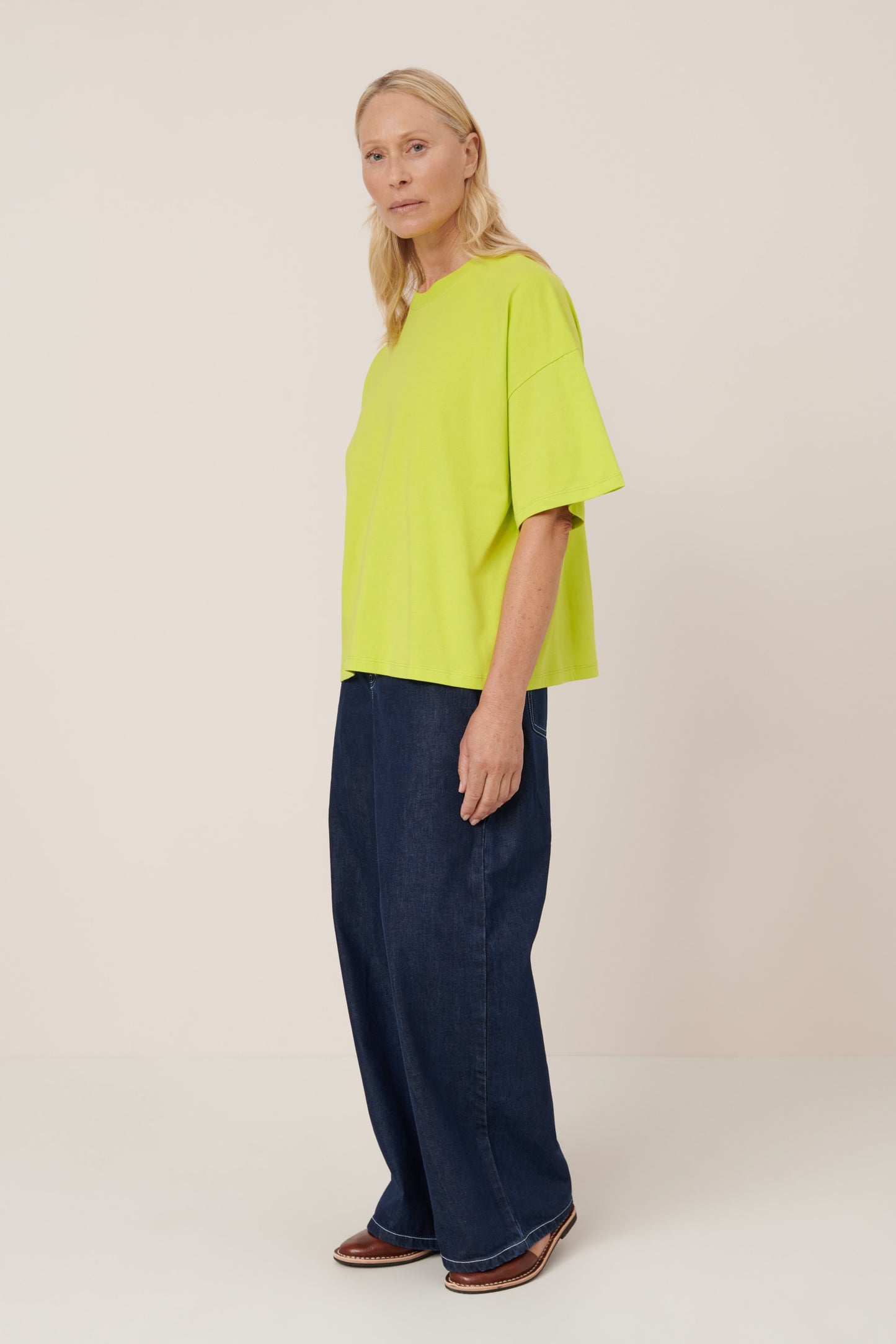 OVERSIZE BOXY TEE (Fluro Yellow)