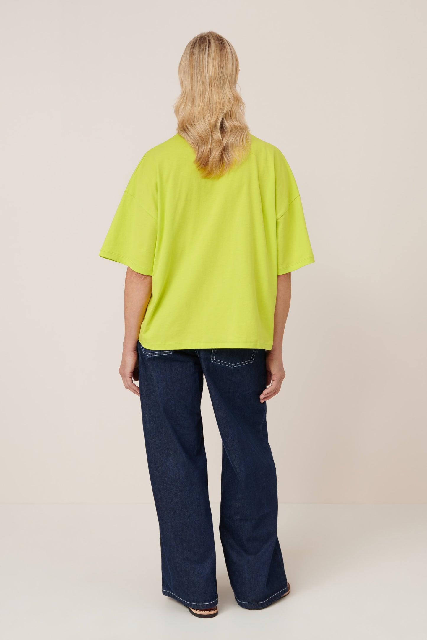 OVERSIZE BOXY TEE (Fluro Yellow)