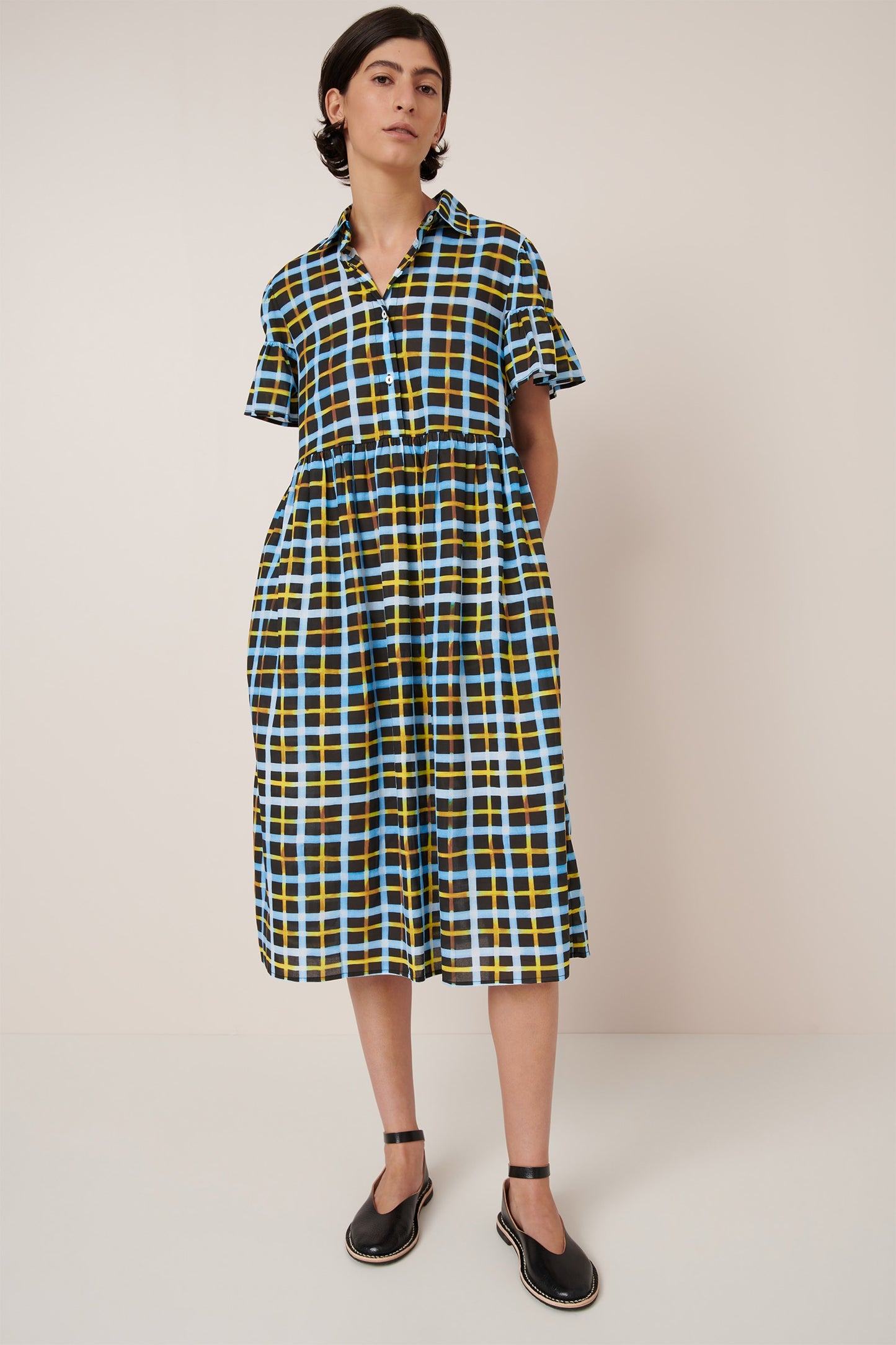 IMPRESSION DRESS (Neon Tartan)