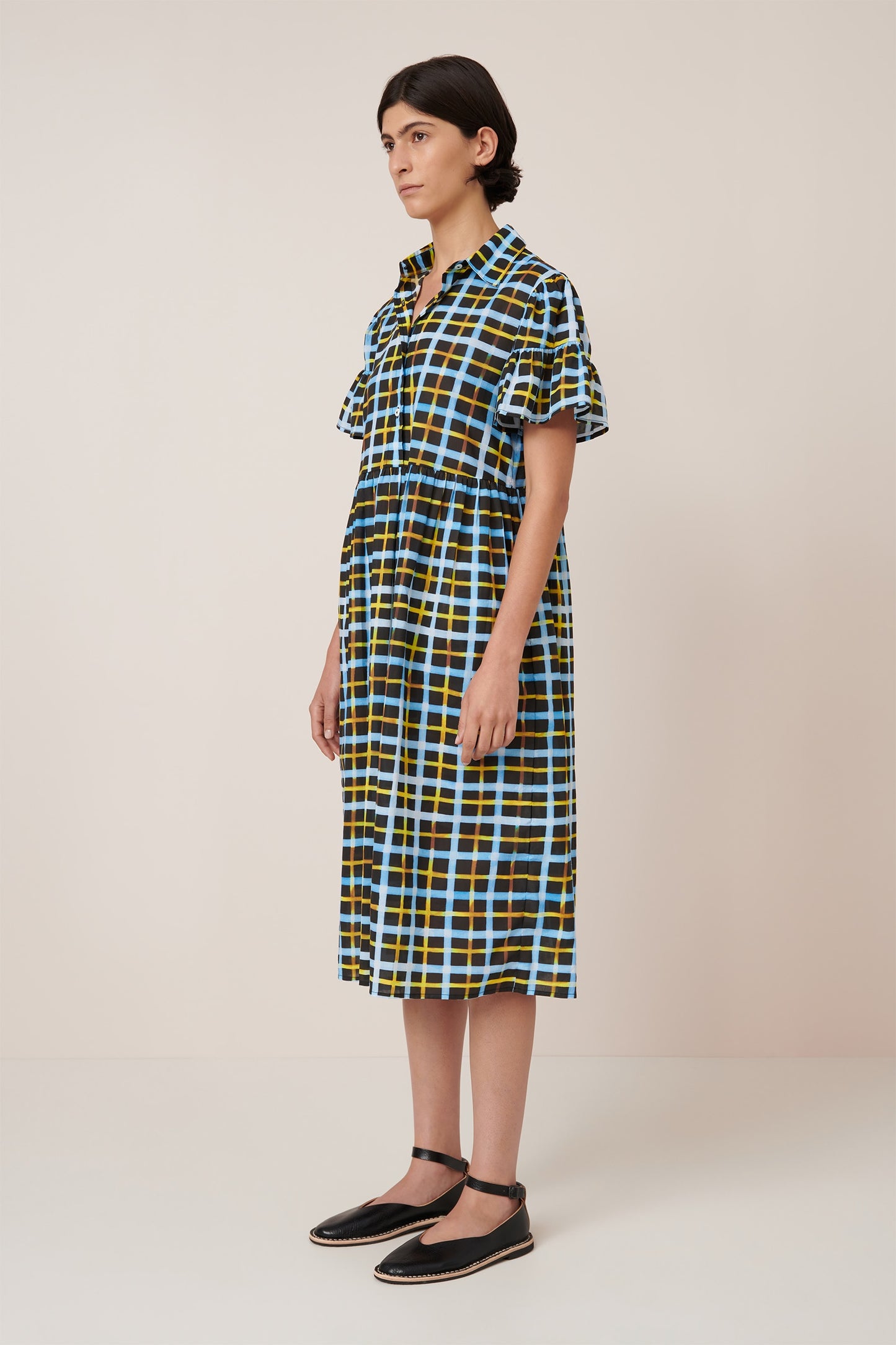 IMPRESSION DRESS (Neon Tartan)