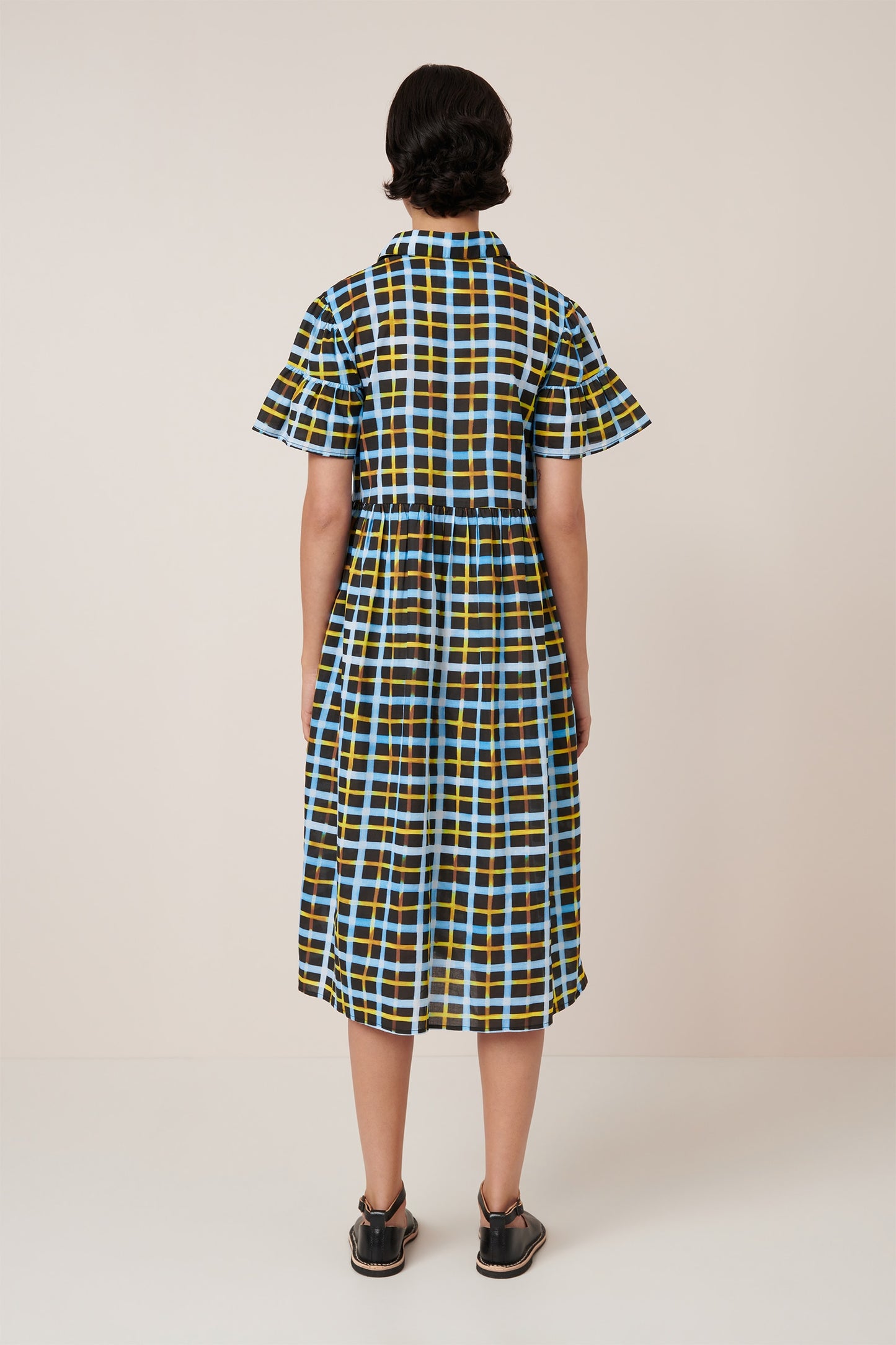 IMPRESSION DRESS (Neon Tartan)