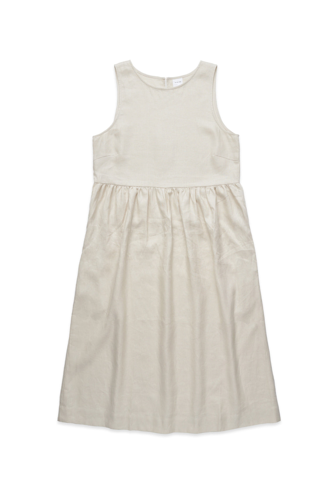 DORIS LINEN DRESS (Cream)